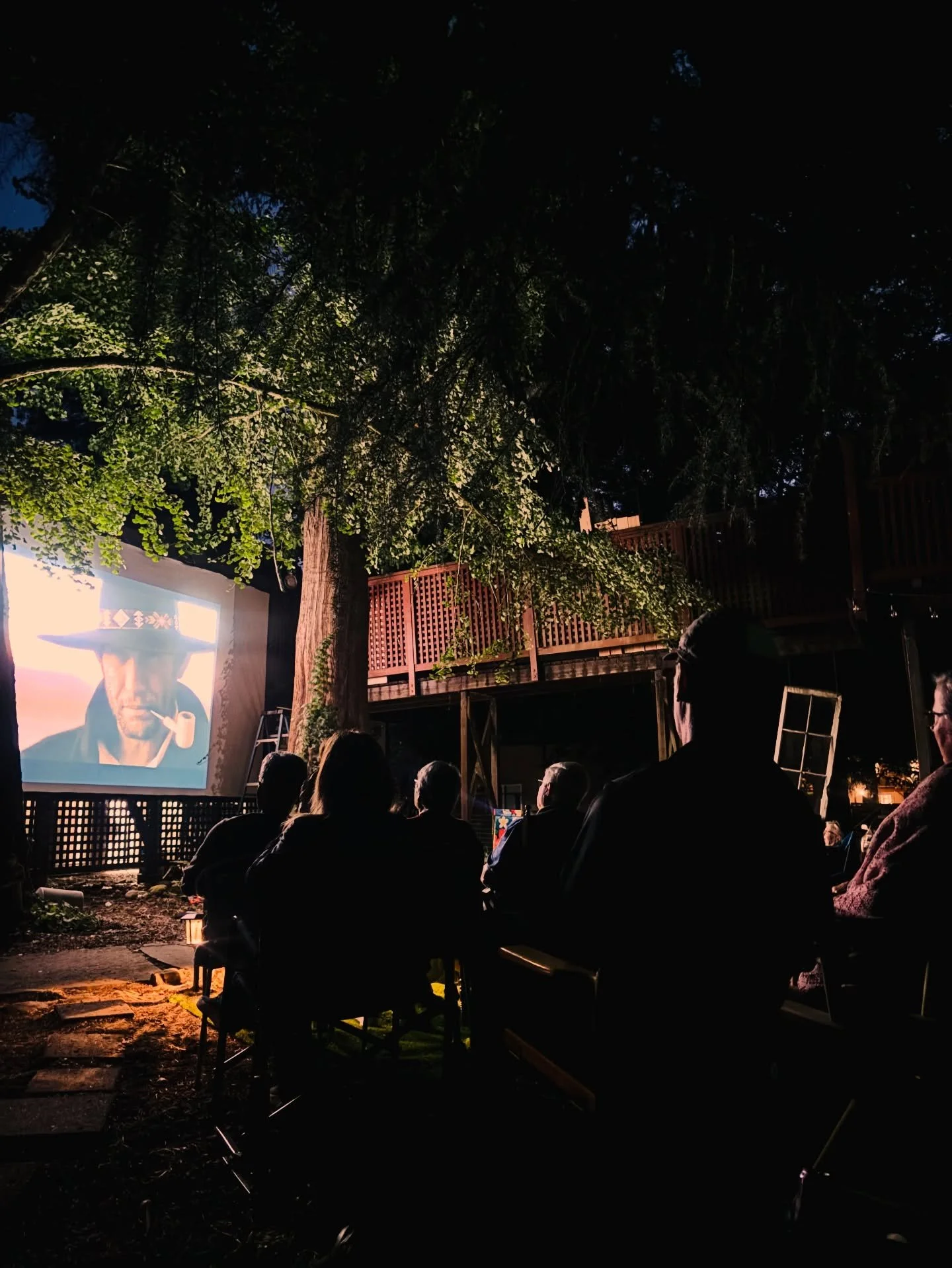 Sweet lil night screening at the Blue Giraffe Micro Film Festival under the redwood forest on the Northern California coast . 🤎🌲✨

#outlaw
#outwest
#visitbuffalowy
#bighornfilms
#bluegiraffe