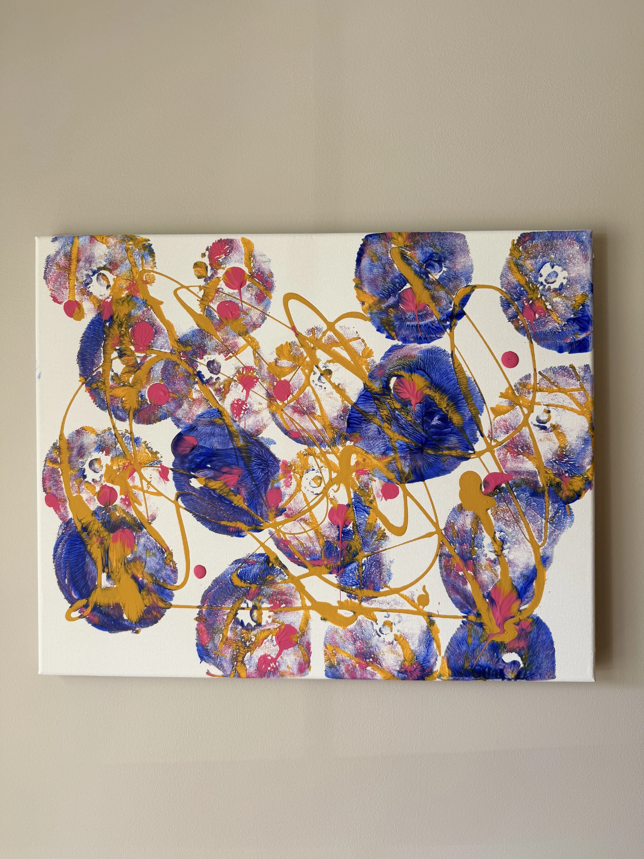 Chesticle Spectacle #5 - Acrylic on Canvas (16"x20")