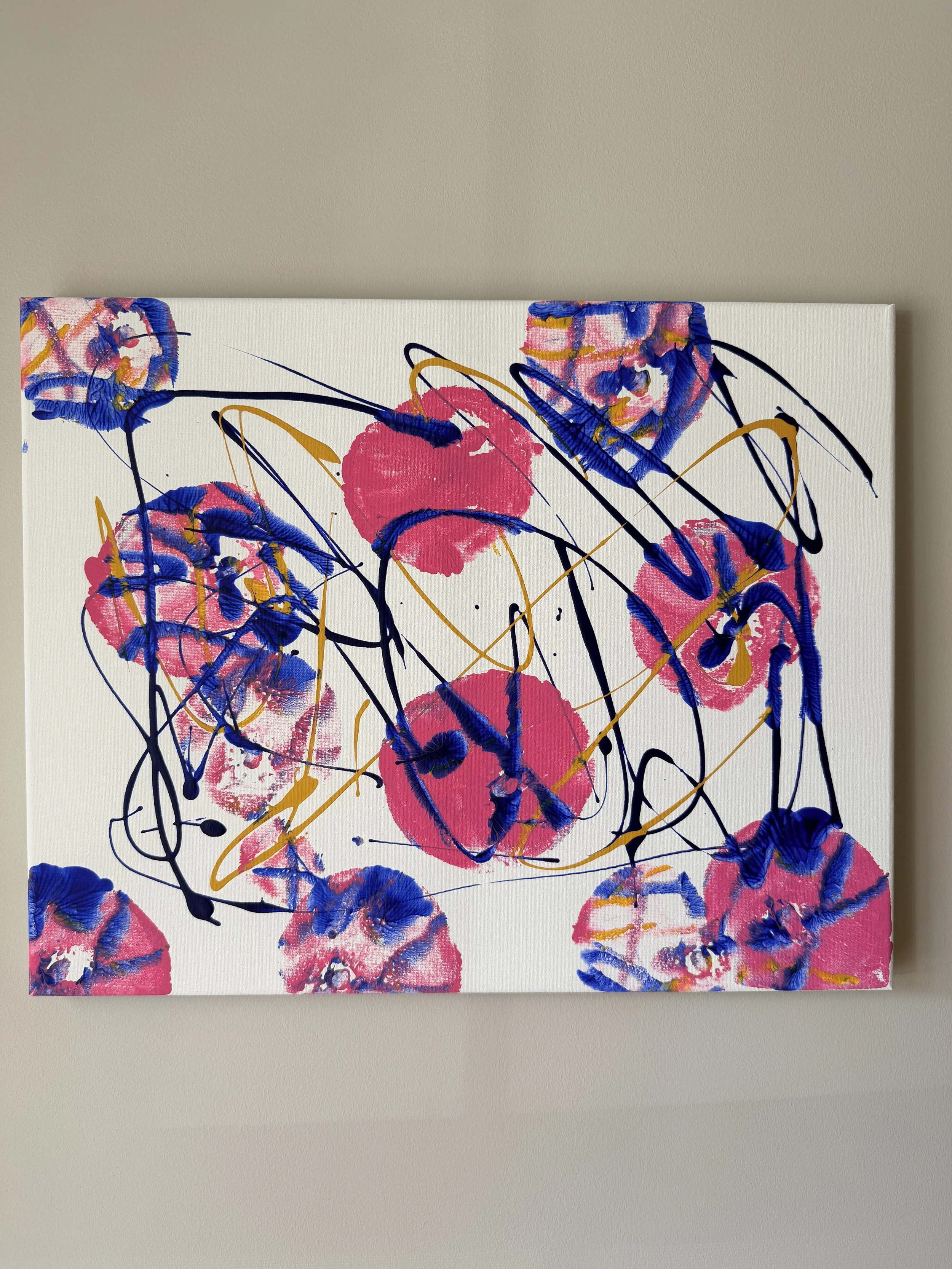 Chesticle Spectacle #4 - Acrylic on Canvas (16"x20")