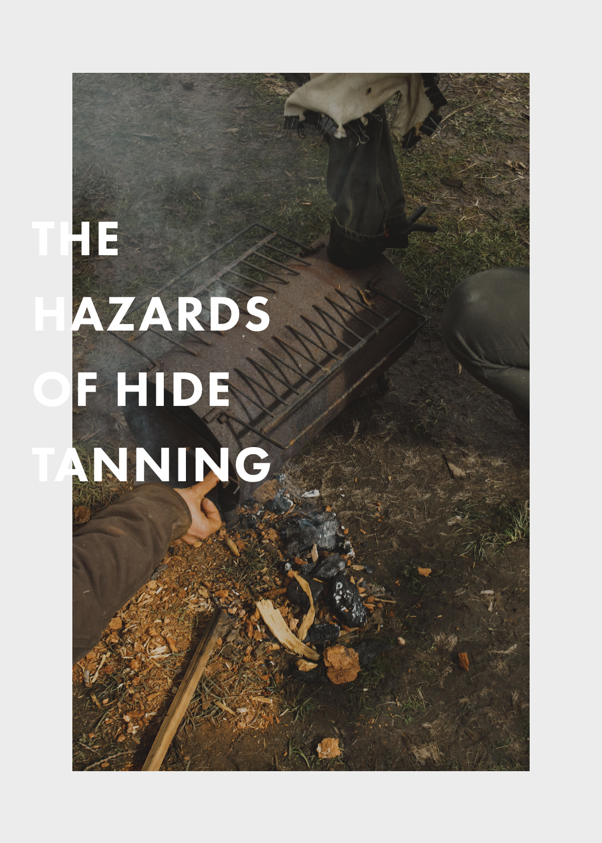 THE HAZARDS OF HIDE TANNING