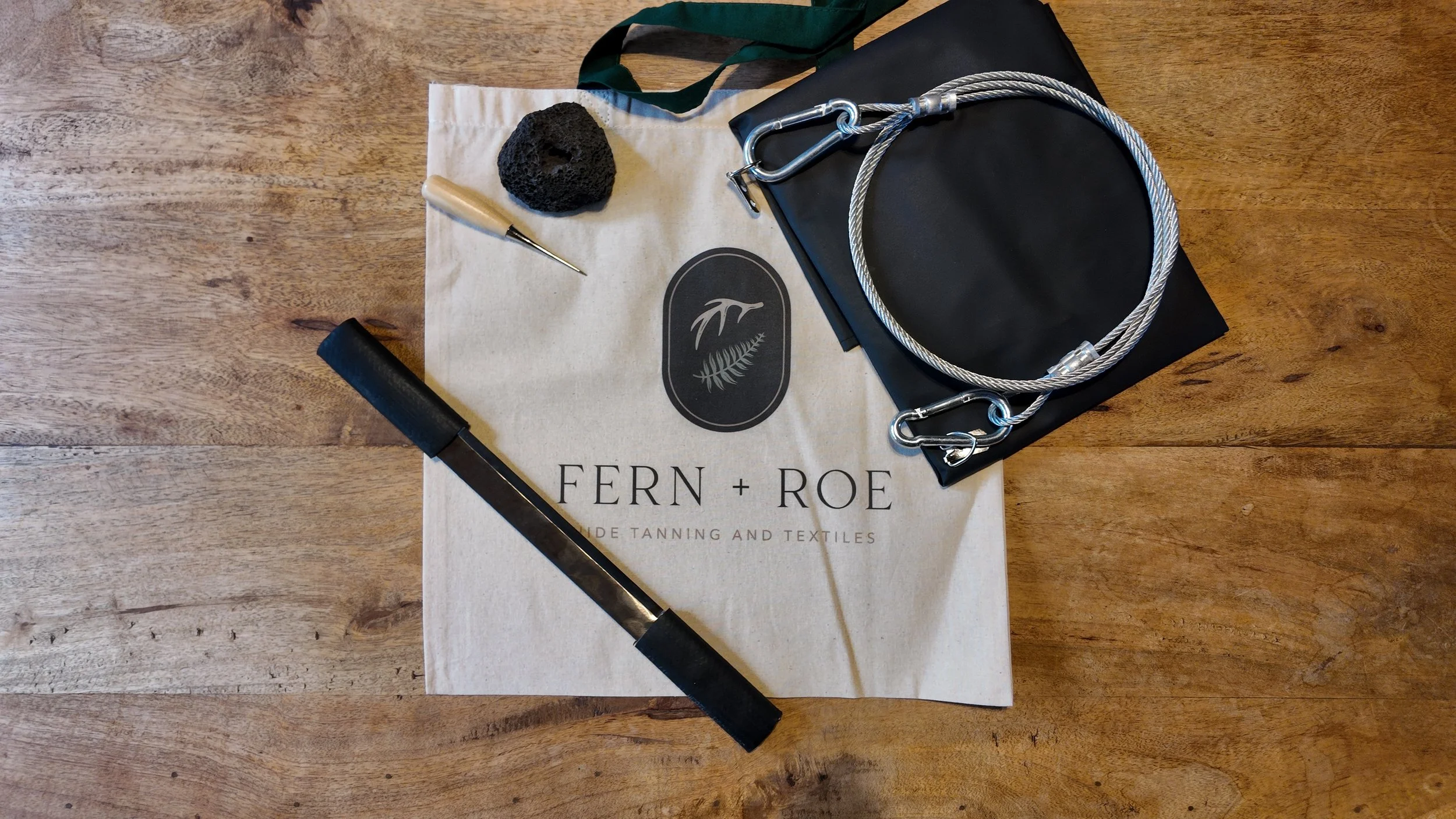 The Deerskin Tanning Toolkit