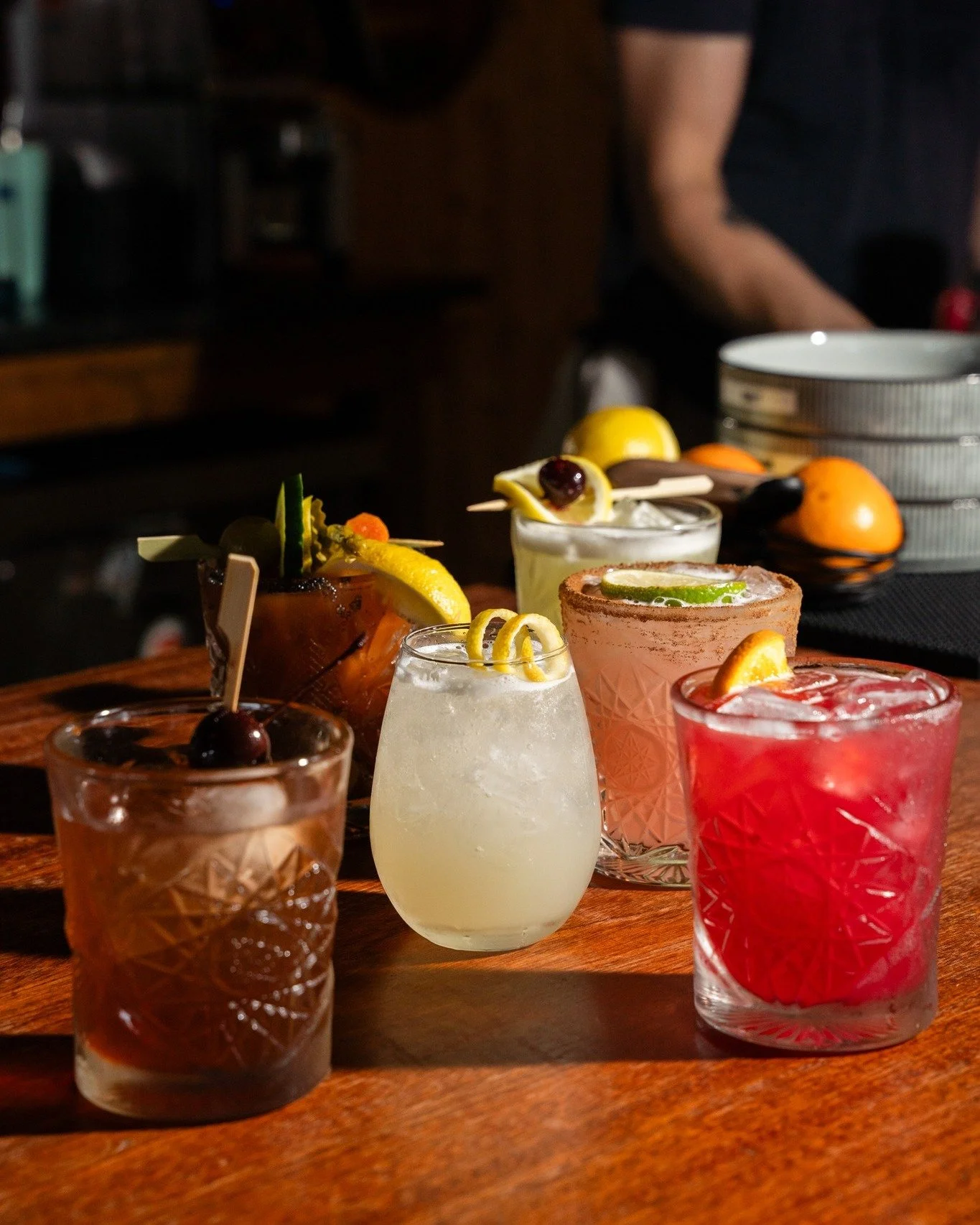 Sure, we&rsquo;re known for our bier&mdash;but don&rsquo;t sleep on the cocktails 🍹

We rotate &lsquo;em seasonally and even use local fruit and herbs from nearby farms for our housemade syrups. Next time you&rsquo;re in, try something new!