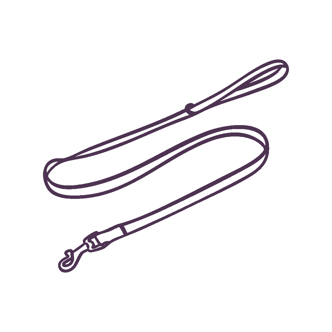 Line drawing of a belt with a buckle.