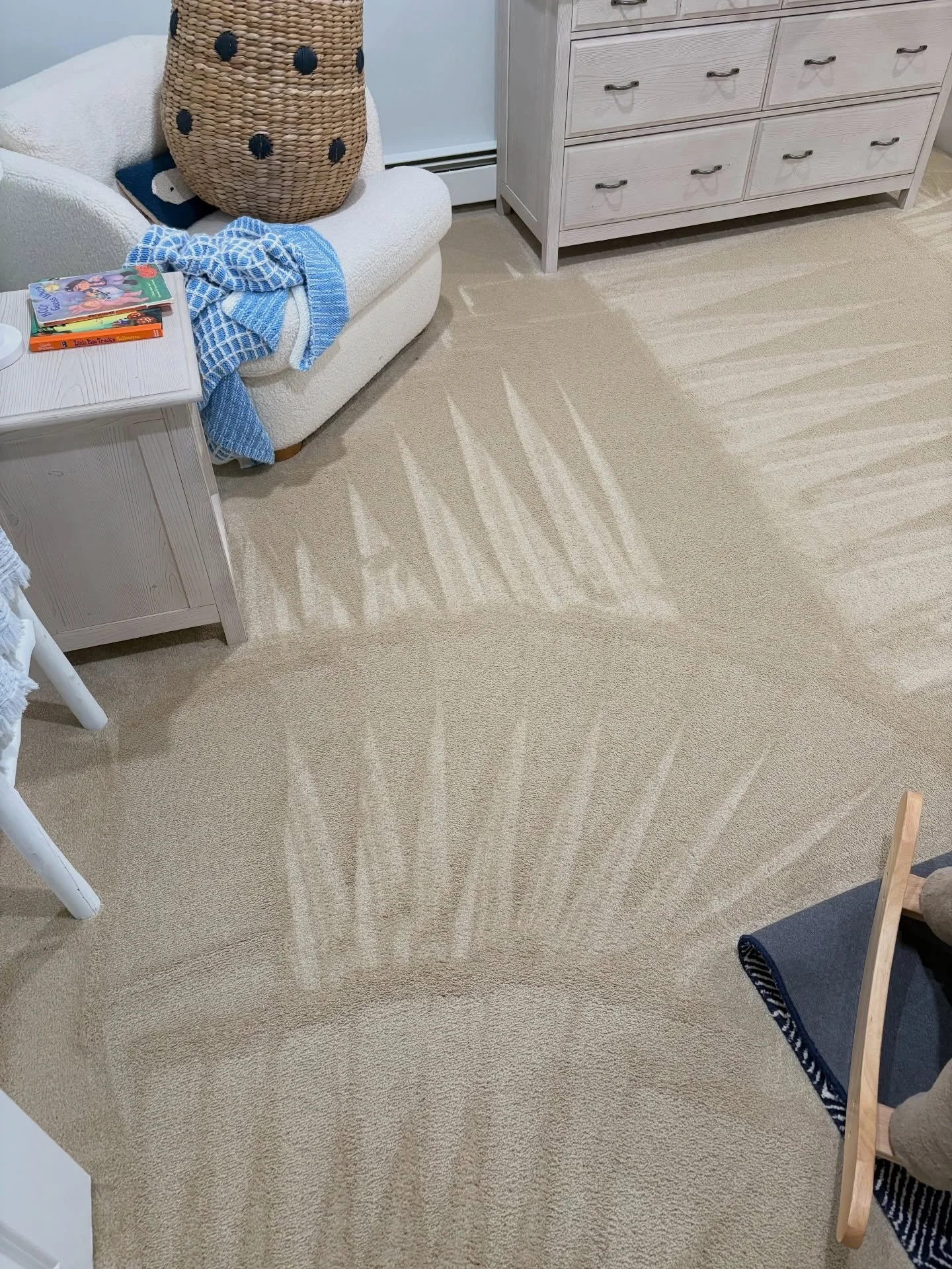 Clean carpet art therapy? It&rsquo;s just so satisfying to look at for some reason