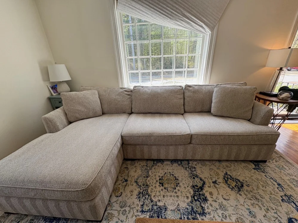 Couch cleaned on site by Every Kind Cleaning