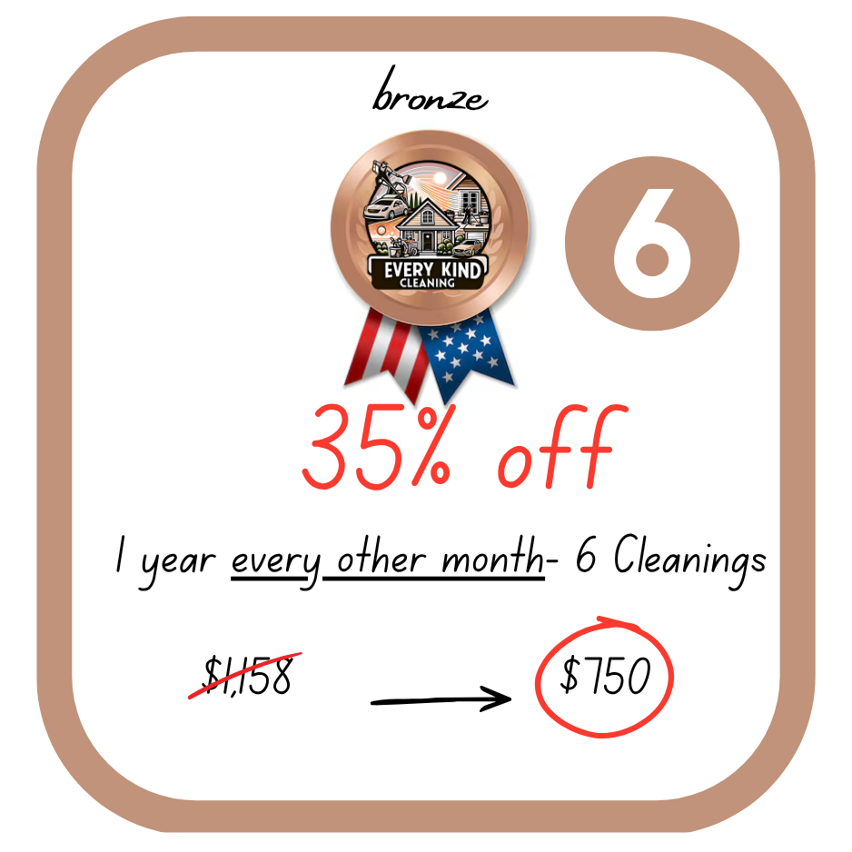 Car Detailing: Bronze: 6 Cleanings