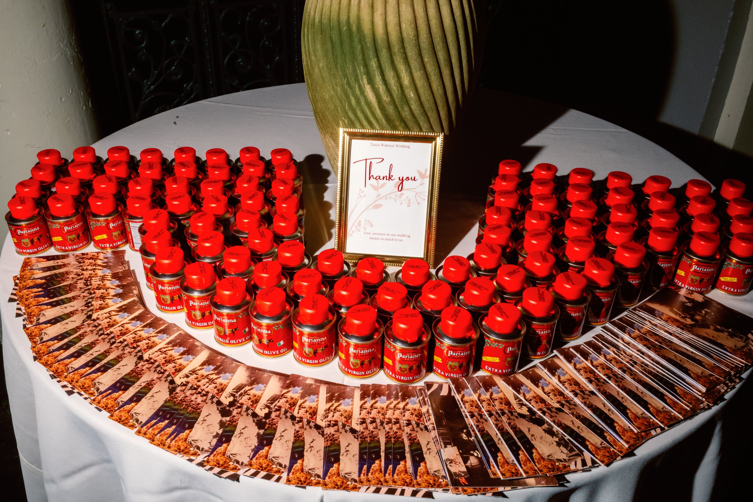 132- sicilian olive oil and collage post card favors.jpg