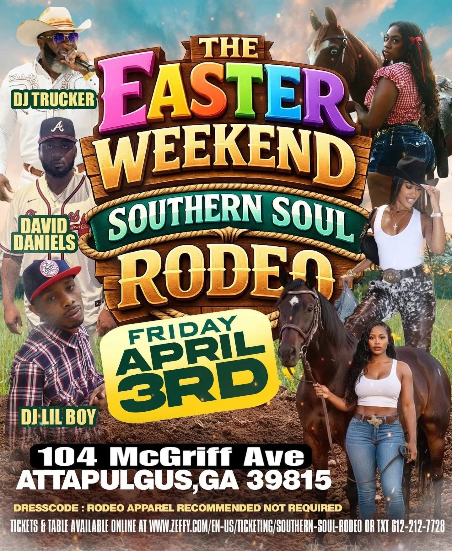 Easter Weekend Southern Soul Rodeo 🐣
