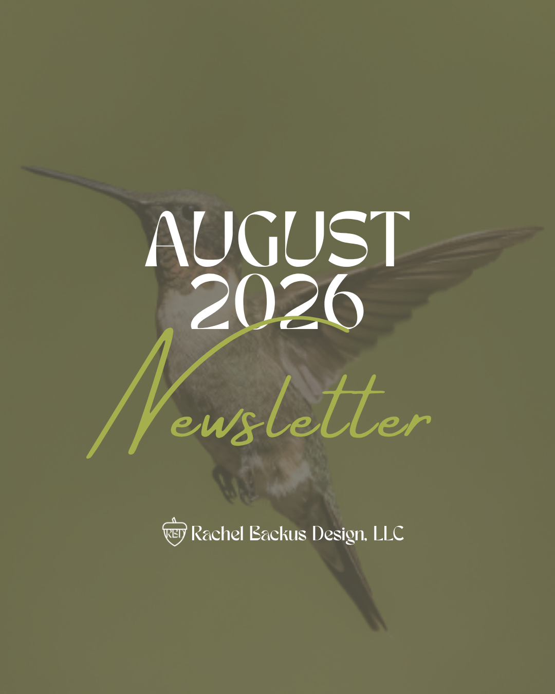 August 2026 Newsletter
