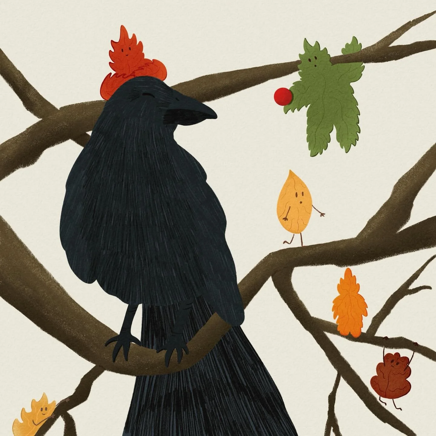 day 3 - little leaf explorers 🍁
@kidlitart_drawing_challenge 
-
-
-
#kidlitillustration #kidlitartdrawingchallenge #illustration #childrensbookillustration #artist