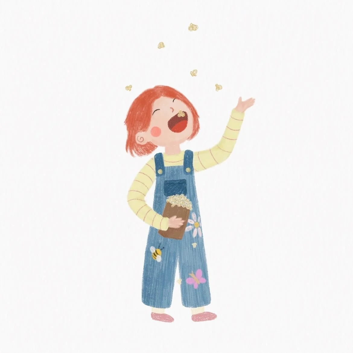 i&rsquo;m really loving this spring weather 🌷
-
-
character spot from an in progress spread! 

#illustration #childrensbookillustrator #kidsbookillustration #characterdesign