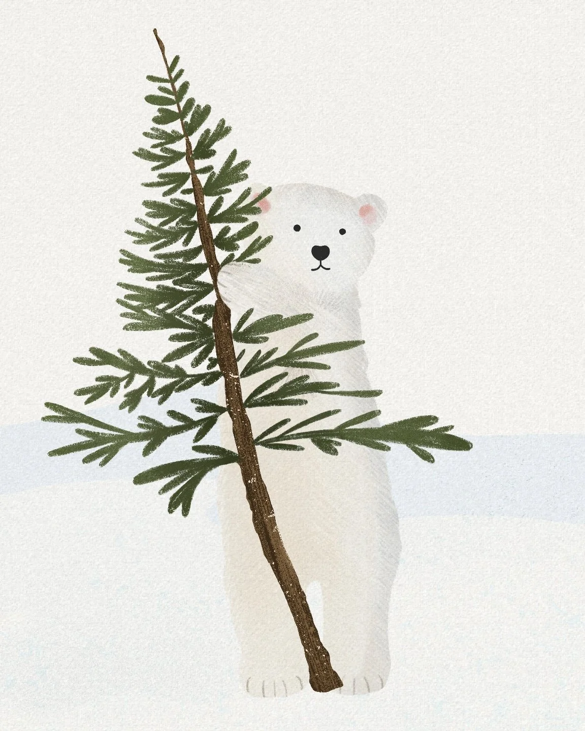 Winter Bear, digital, 2025