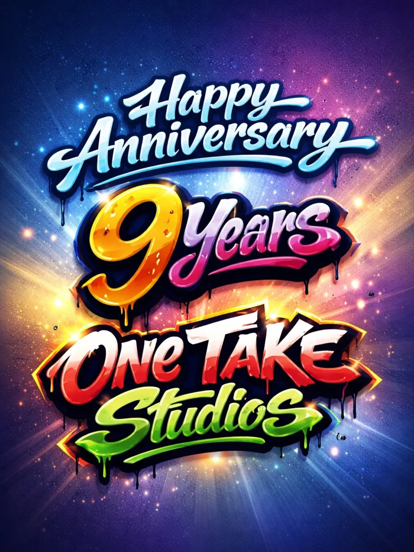 9 years of One Take Studios. 🎉
From day one to now&hellip; it&rsquo;s always been about the people.

Our students, our families, our coaches, this journey wouldn&rsquo;t be what it is without you.
Thank you for growing with us, believing in us, and 