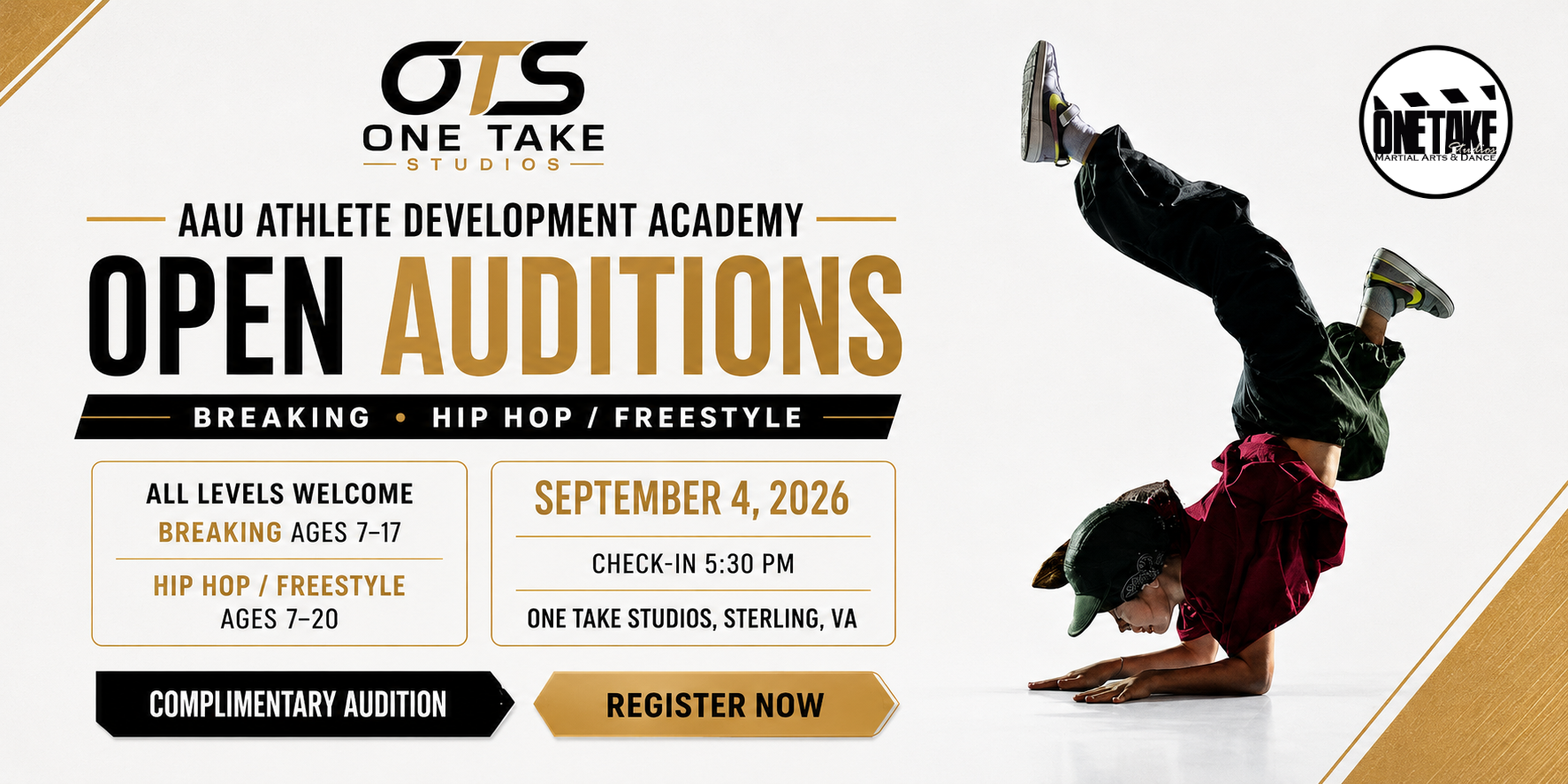 AAU Athlete Development Academy 2026–2027 - Open Auditions