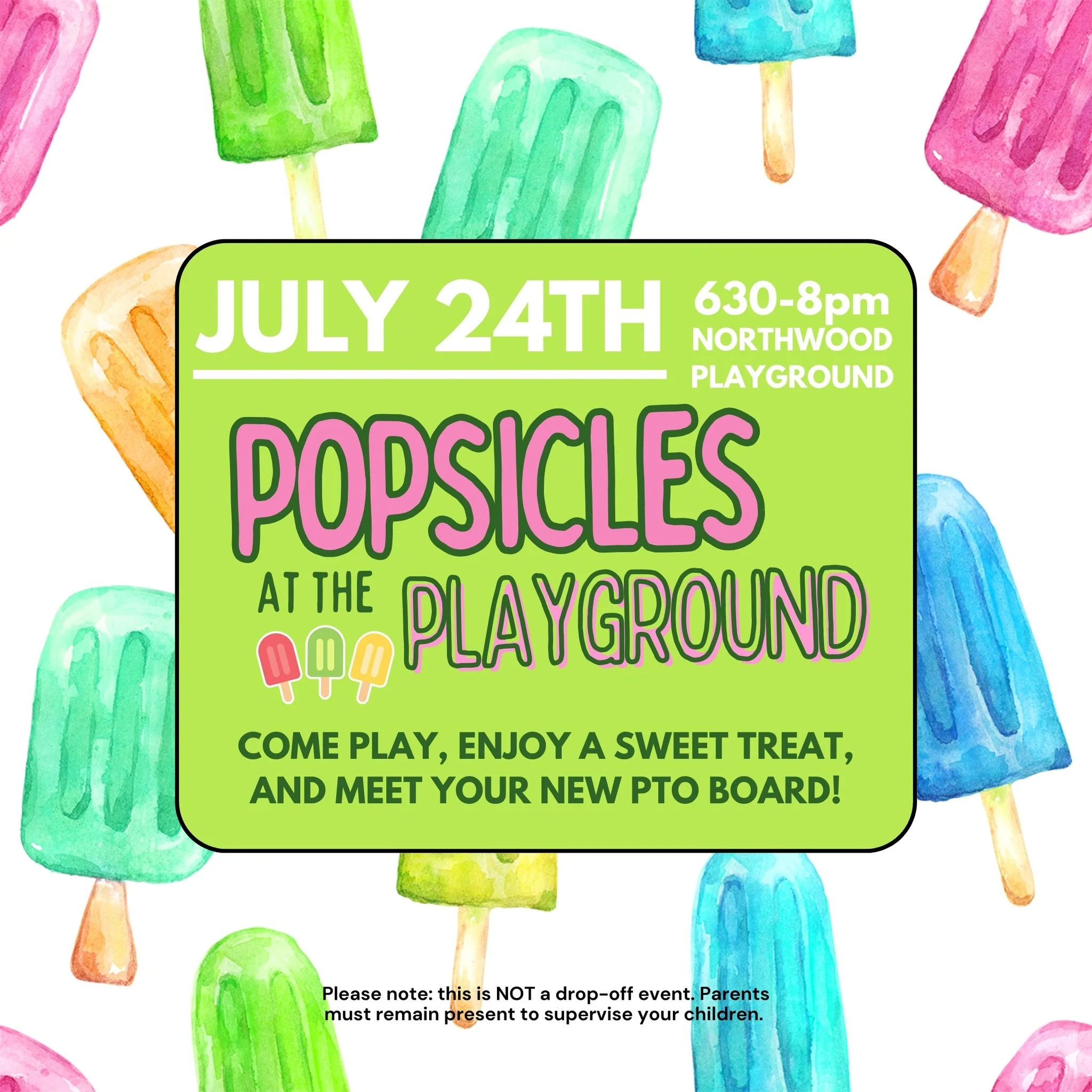 Popsicles at the Playground!