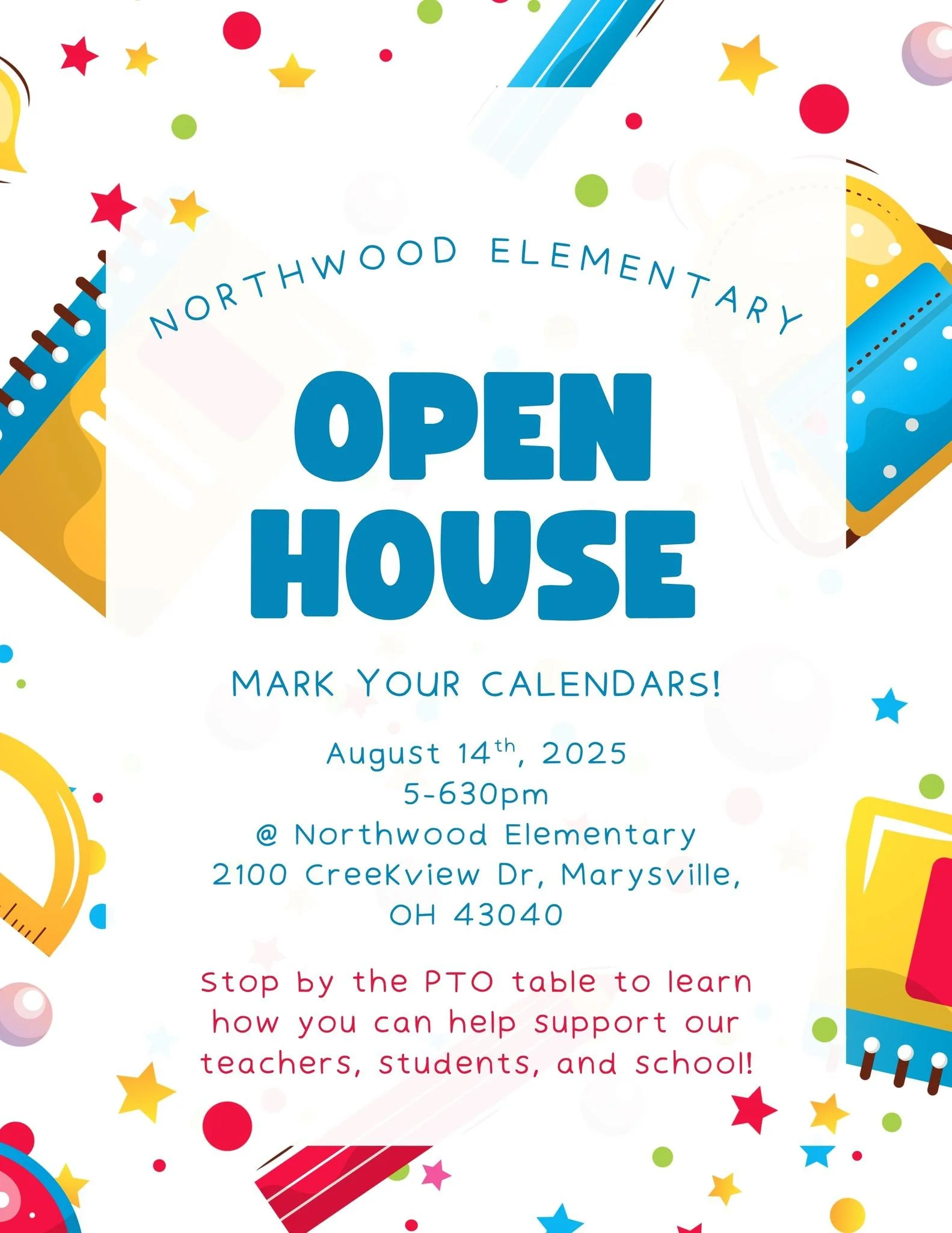 Grades 1-4 Meet The Teacher & Open House