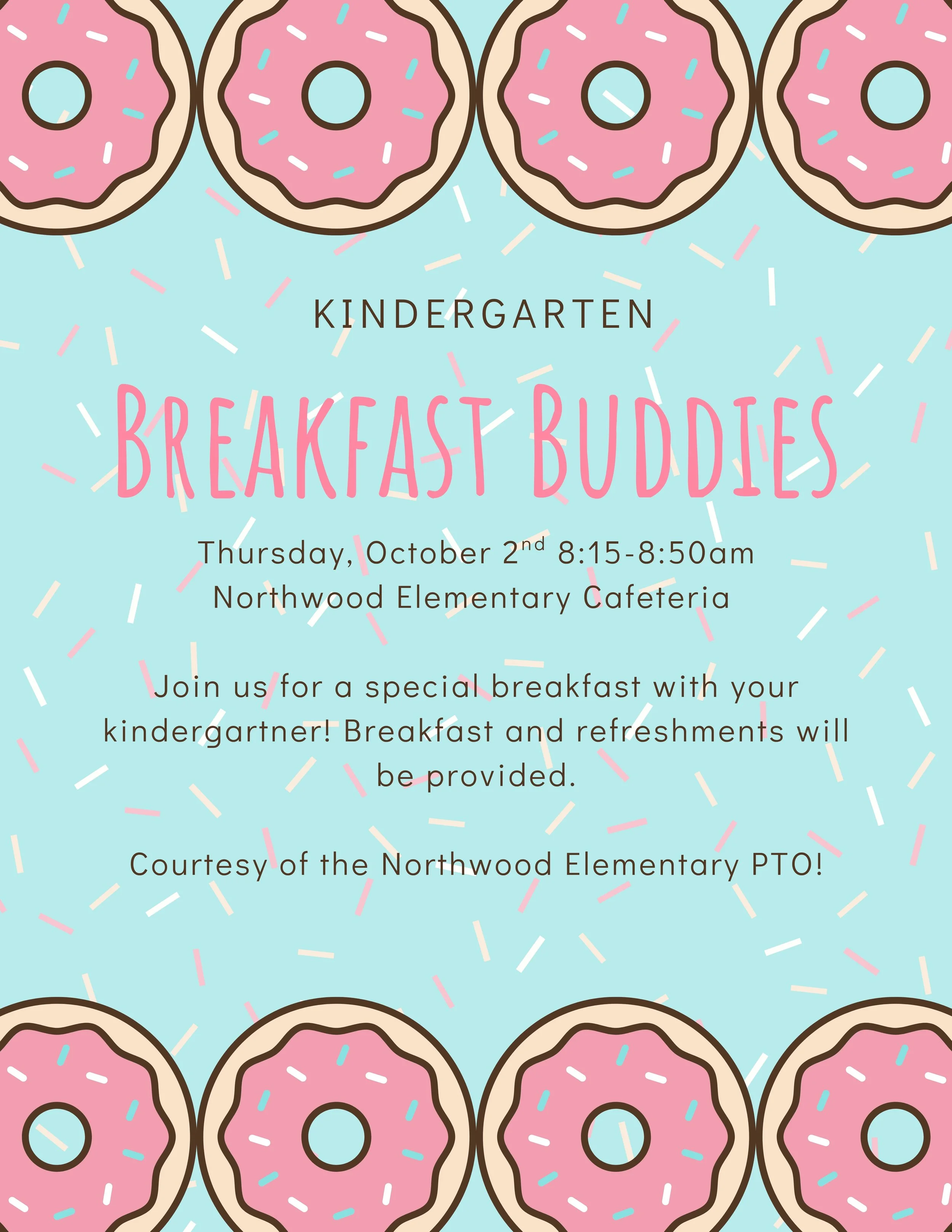 Kindergarten Breakfast Buddies