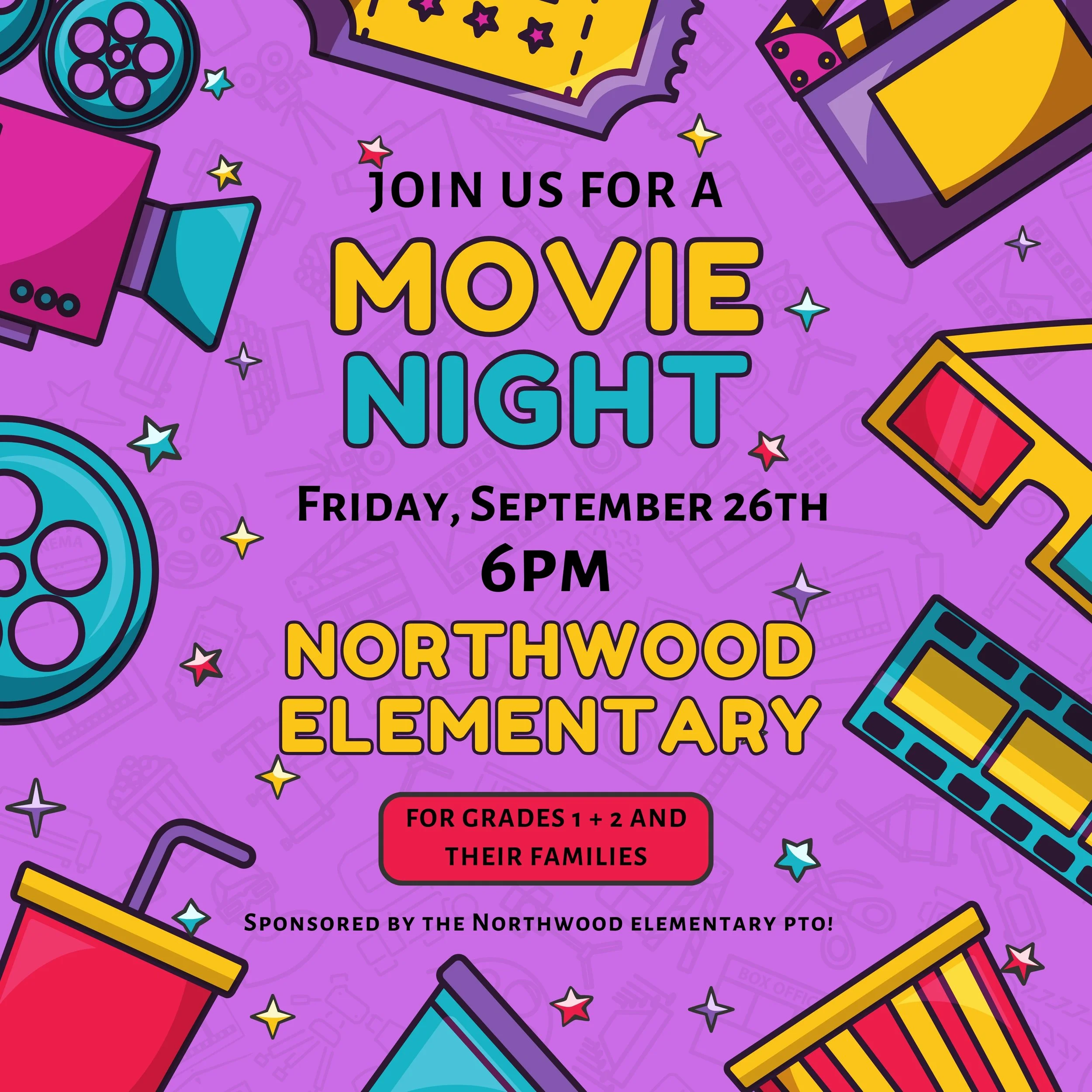 1st & 2nd Grade Family Movie Night