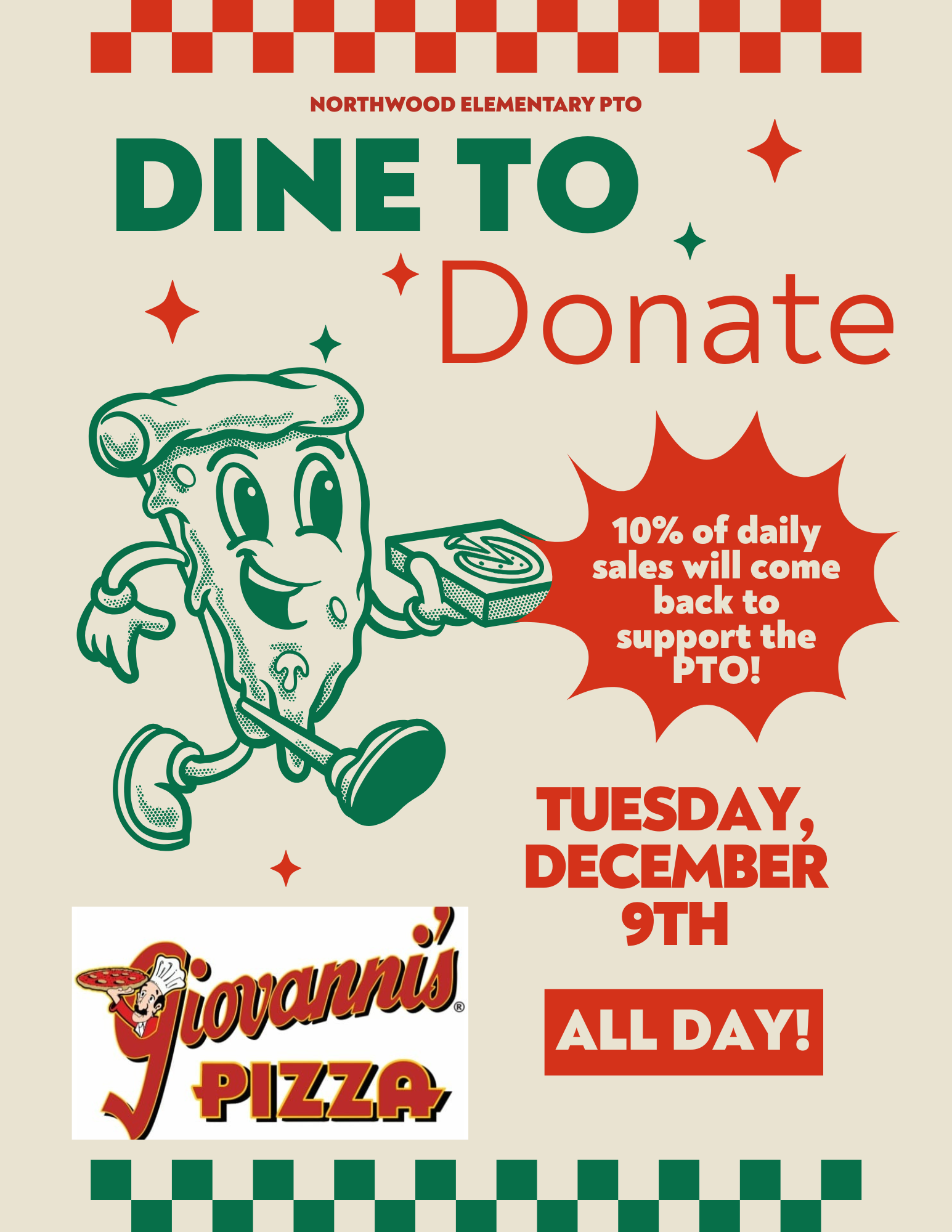 Giovanni's Pizza - Dine to Donate Night!