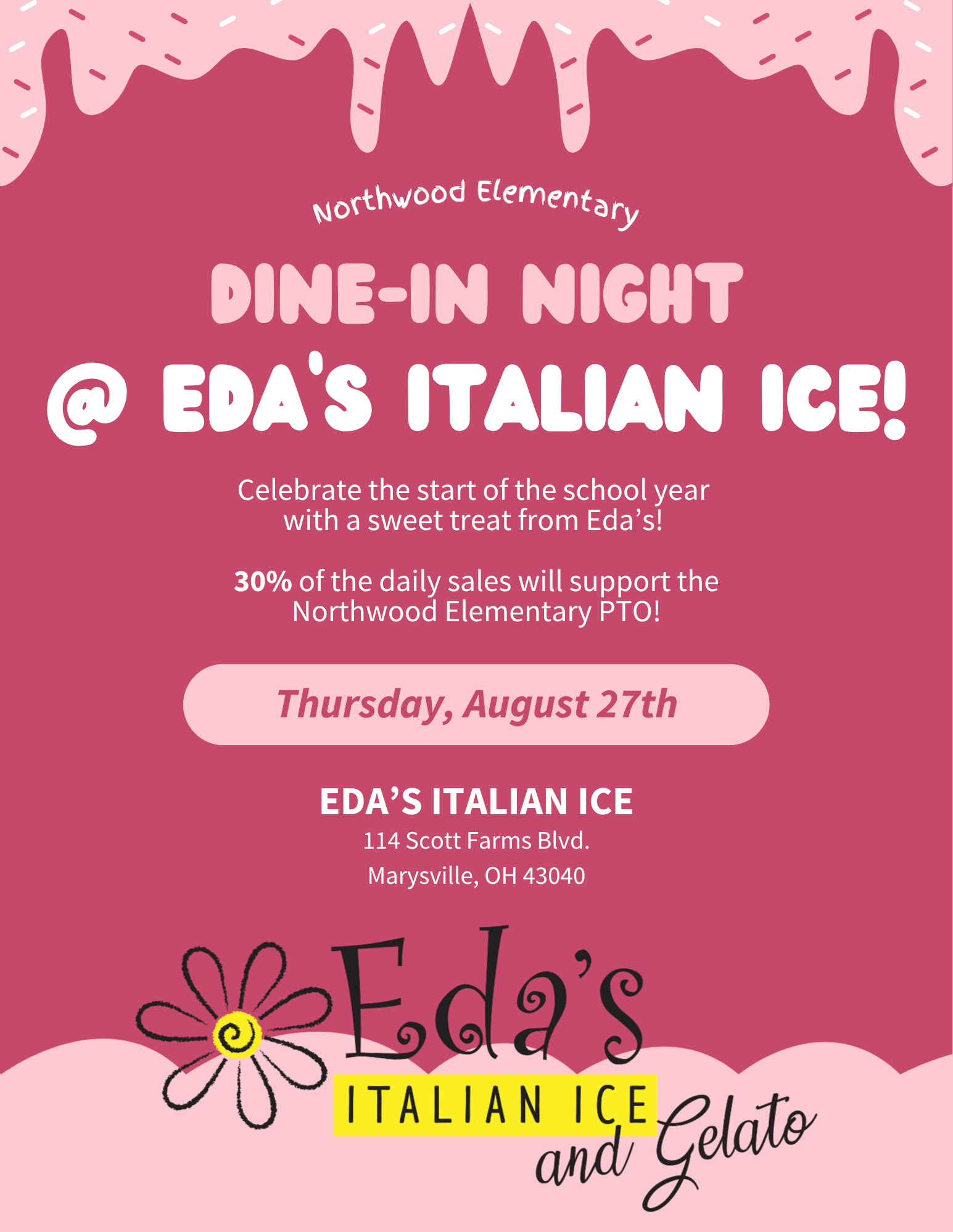Dine to Donate - Eda's!