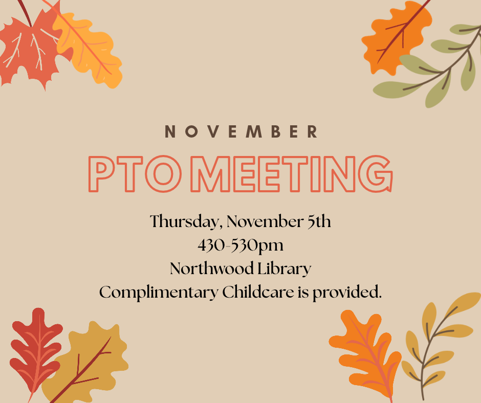 November PTO Meeting