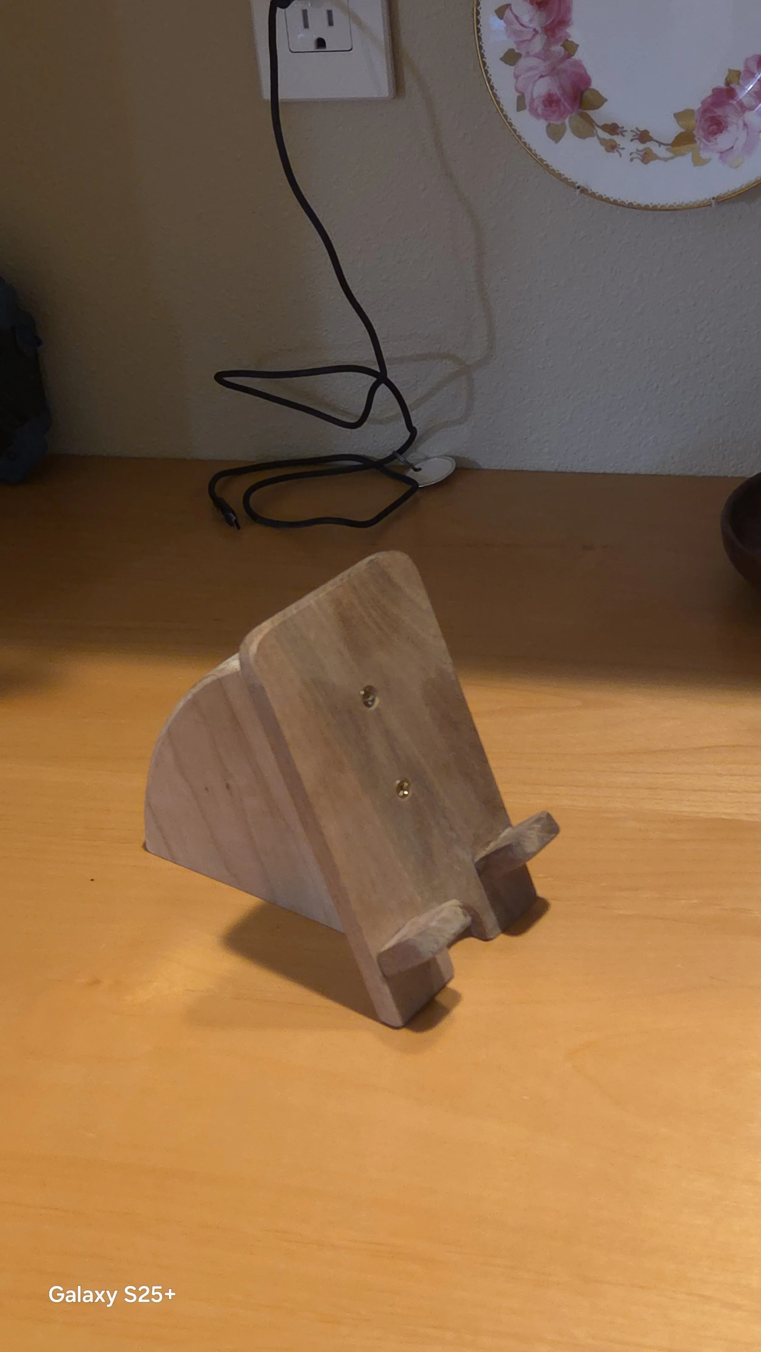 Artisan Wooden Phone Stand