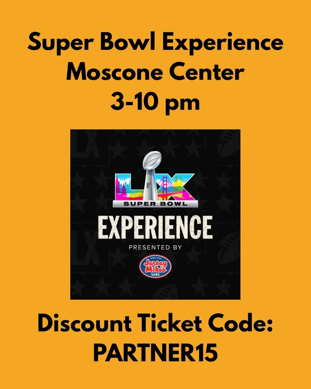 Today&rsquo;s appearances at the Super Bowl Experience #SBExperience