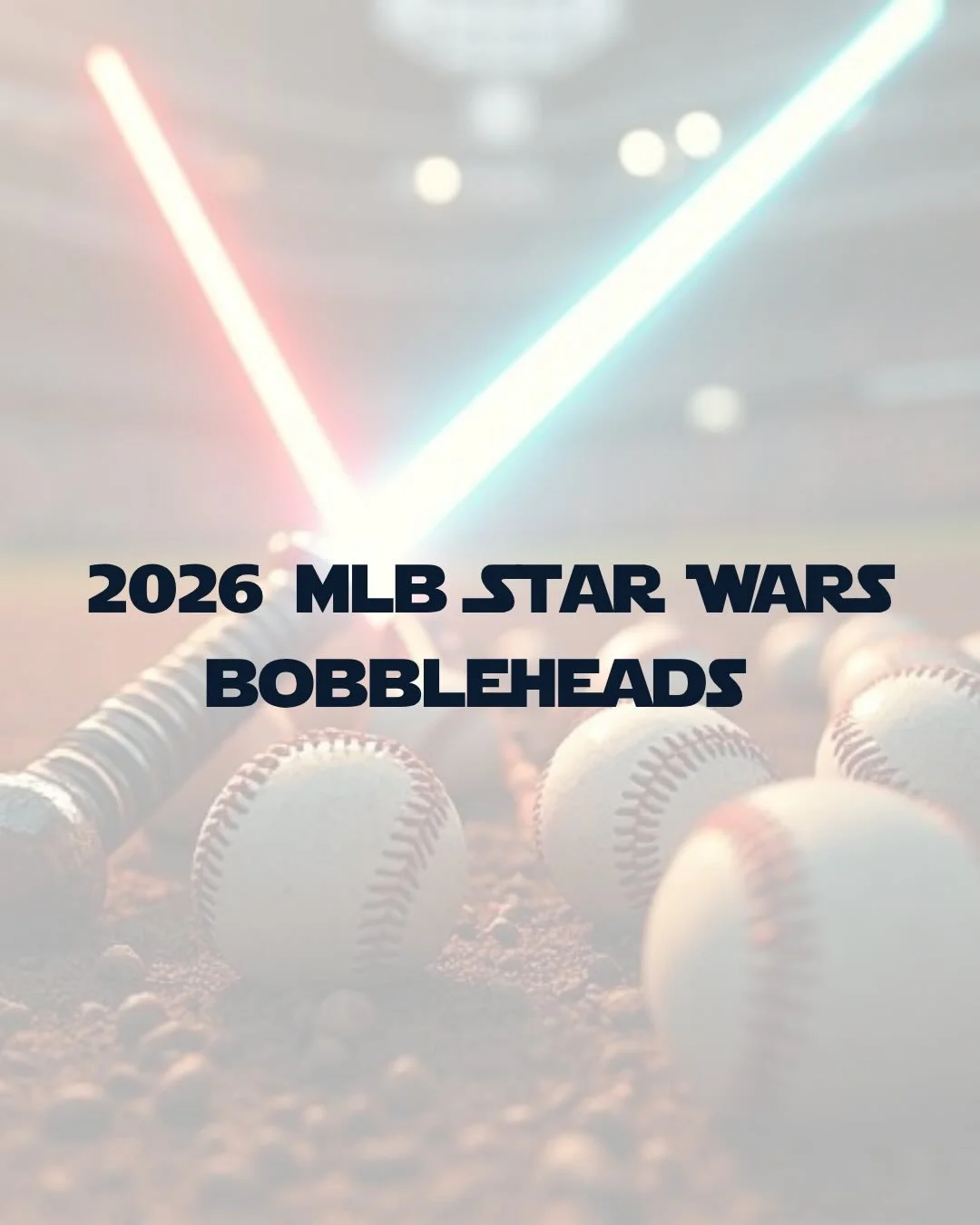 Here are the 2026 MLB Star Wars giveaways!

All of the bobbleheads are tied into the upcoming The Mandalorian &amp; Grogu movie. That means you get some cool player Mandos and lots of similar looking Grogus. 

My favorite bobbleheads are the @yandydi