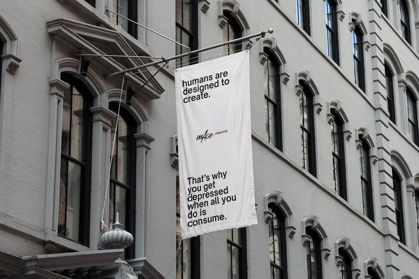 you&rsquo;re not burnt out.
you&rsquo;re bored.
you weren&rsquo;t made to scroll yourself into oblivion&mdash; you were made to make sh** that matters.

consume less. create more.
we&rsquo;ll go first.

#macecreative #designedtocreate #creativityover
