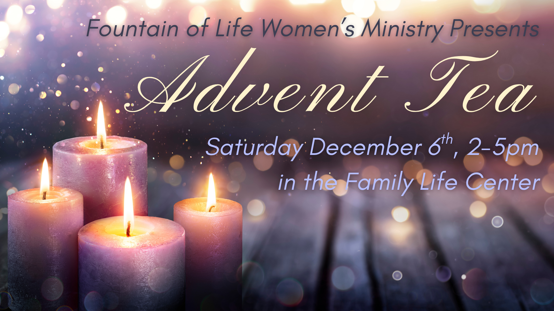 Women's Ministry Advent Tea