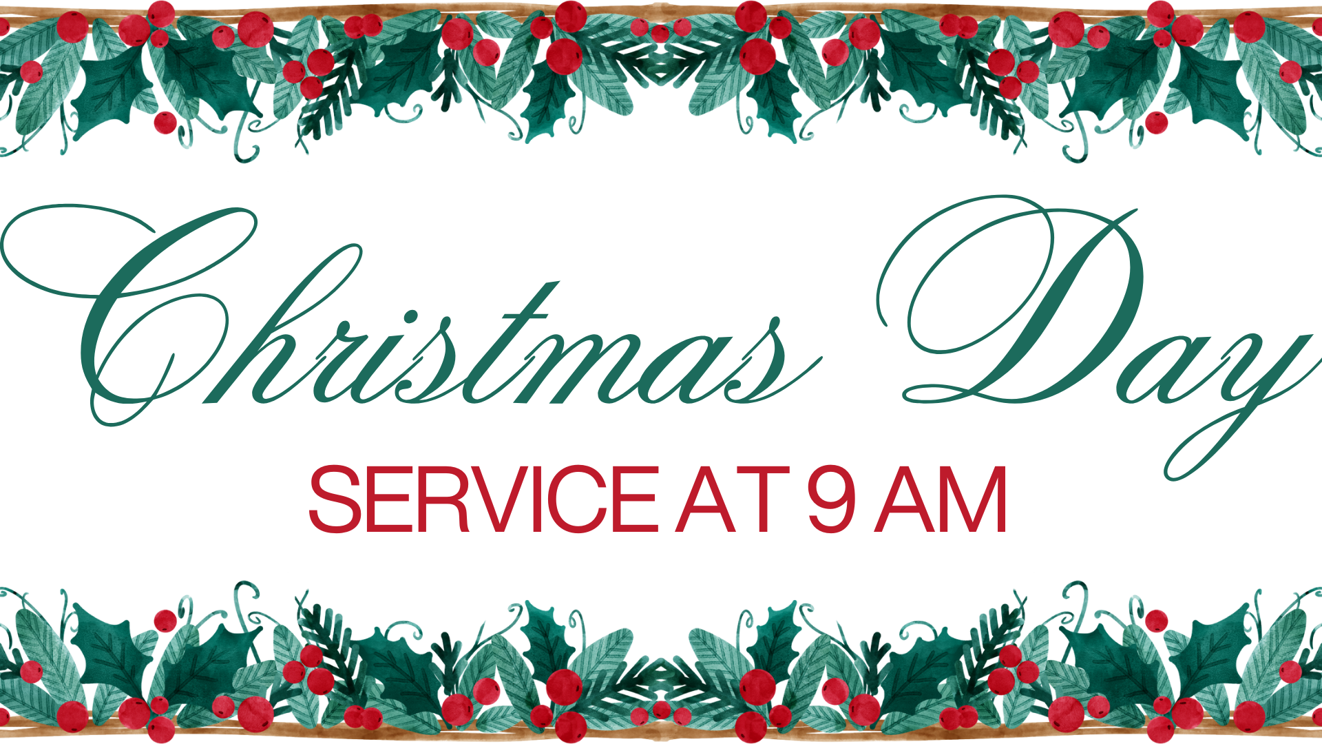 Christmas Day Service