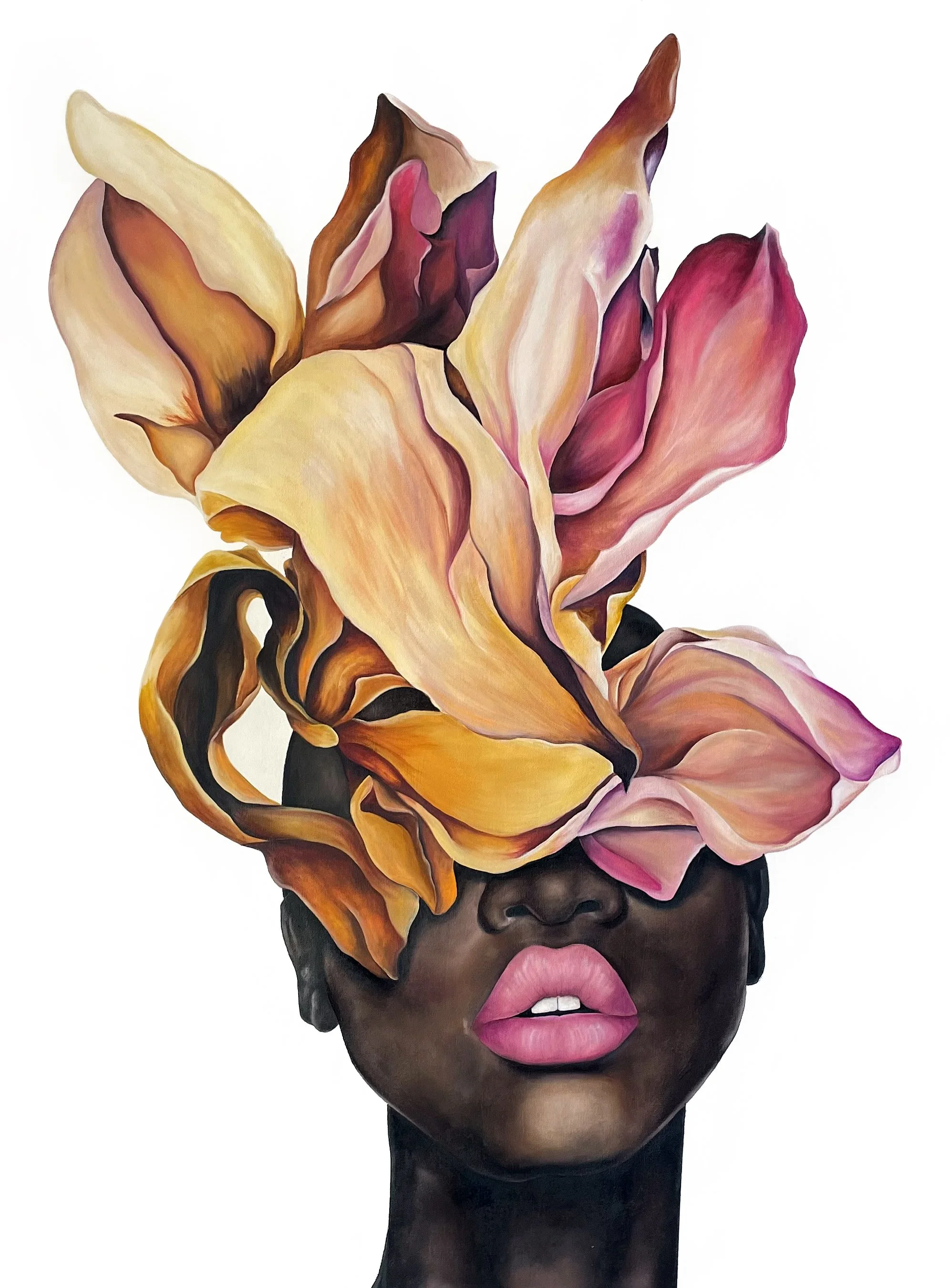 Petals of Becoming - 1.00m x 1.20m