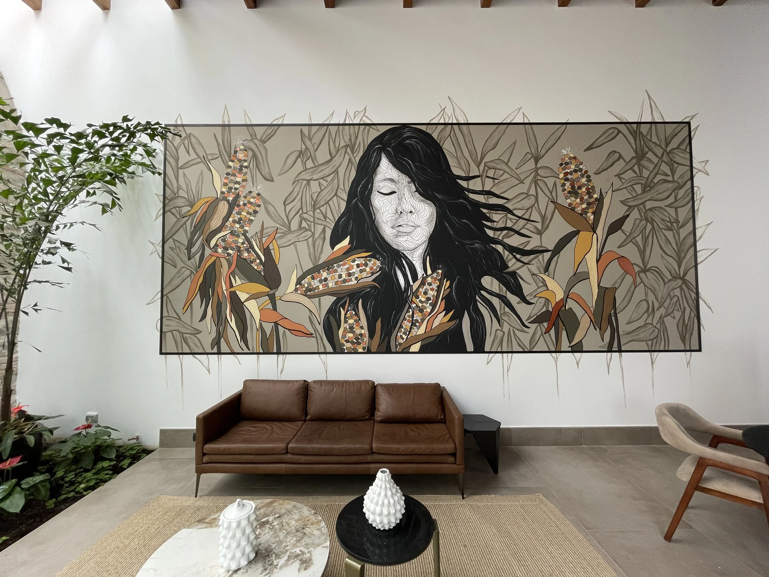 Mujer de Maiz - 5.00m x 2.50m