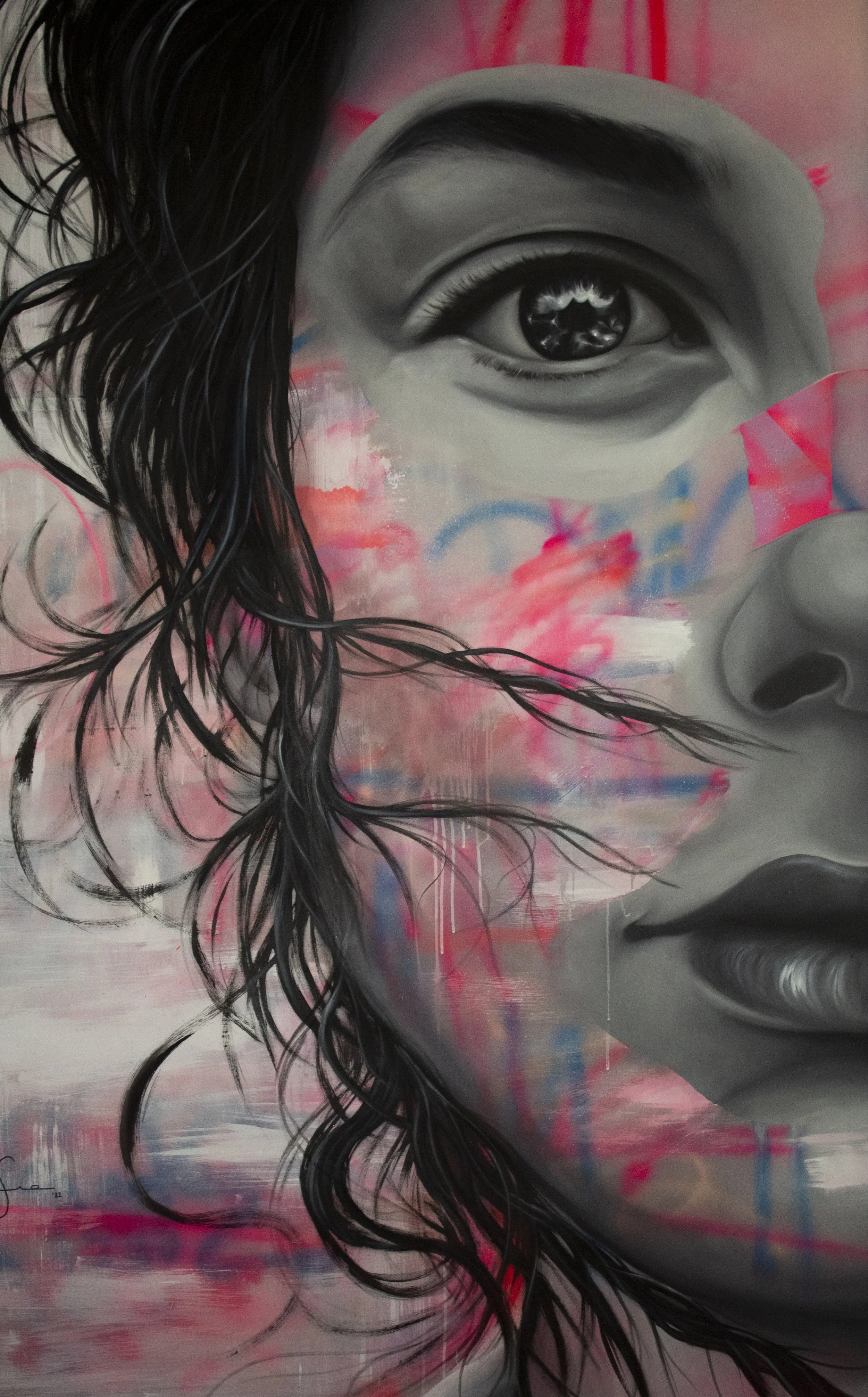 Disrupted Silence - 2.80m x 1.80m