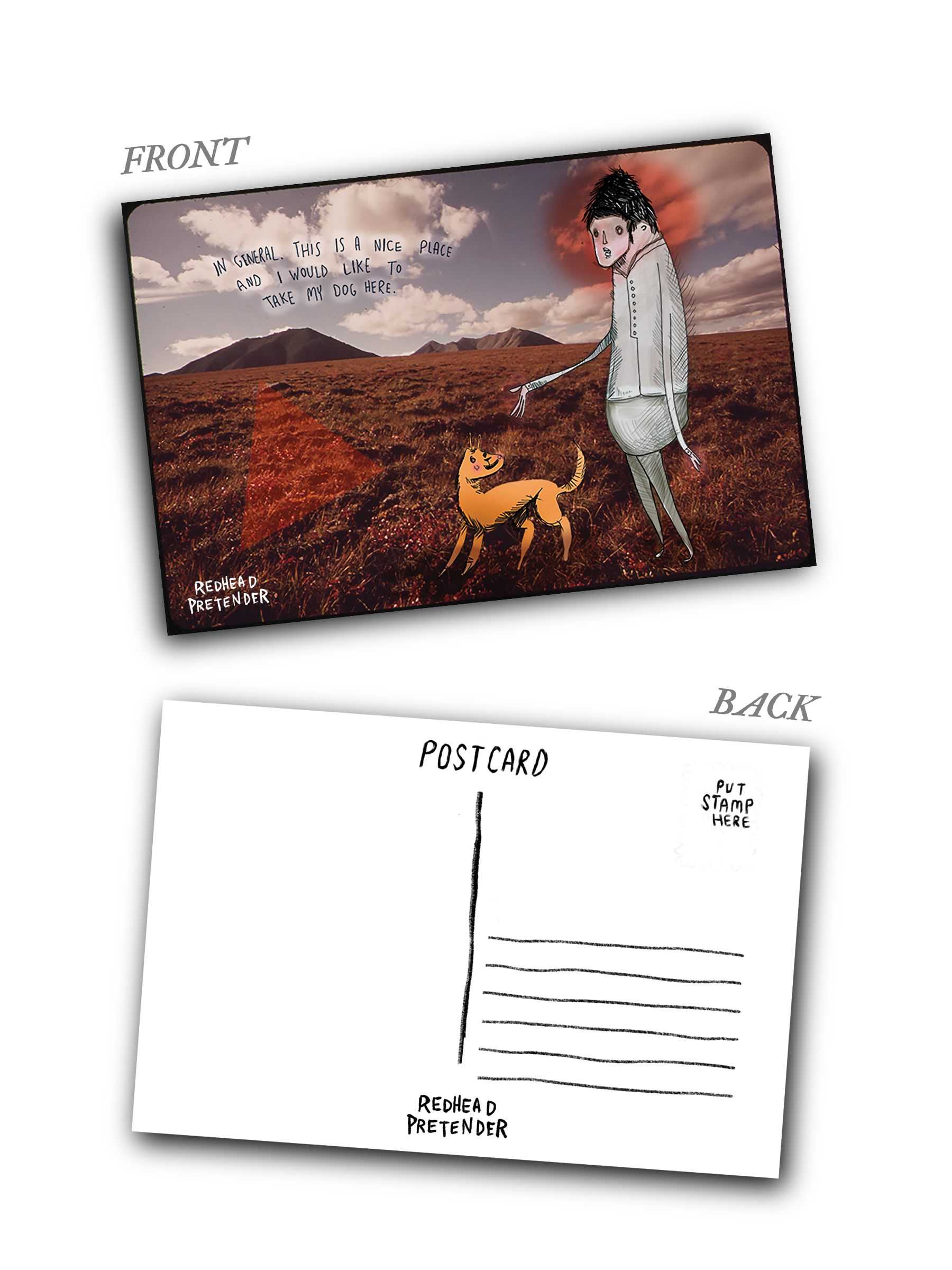 Dog Walk ✶ Postcard