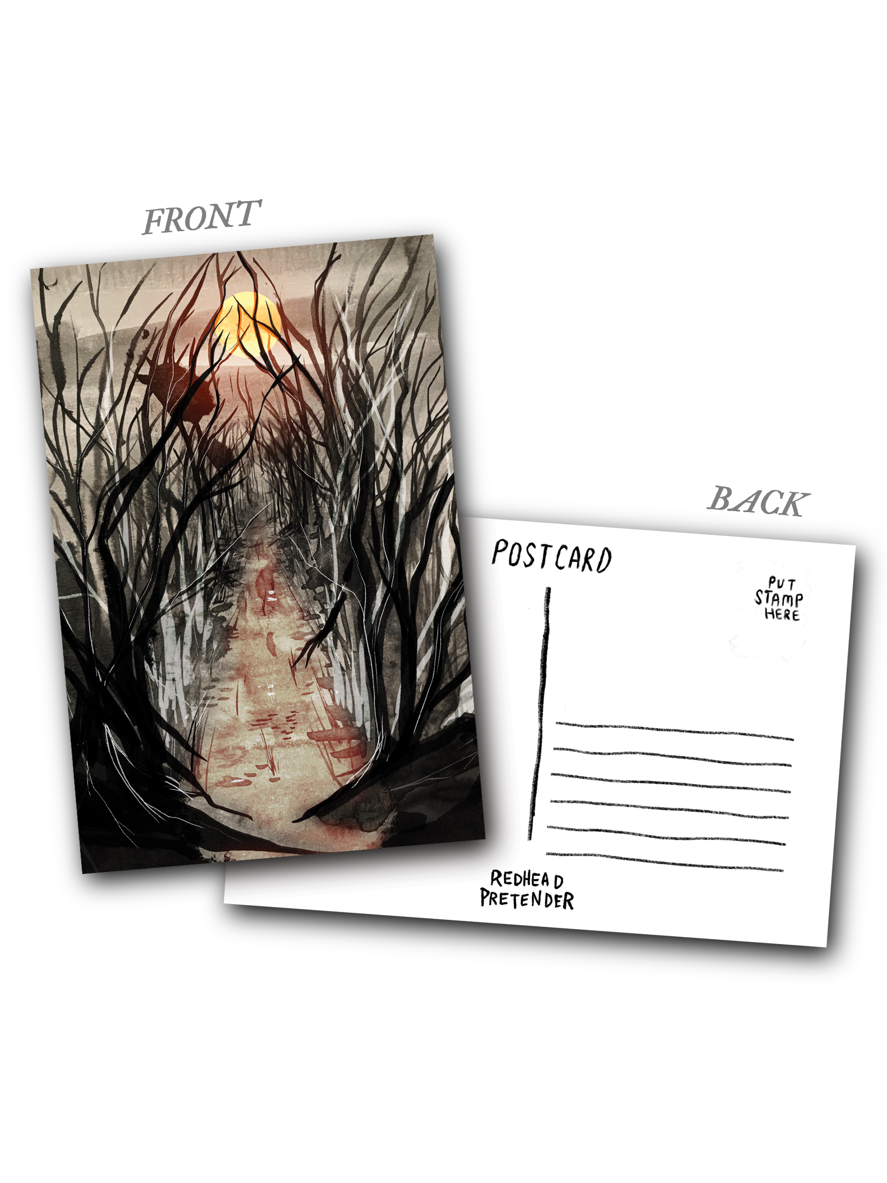 Spooky Forest ✶ Postcard