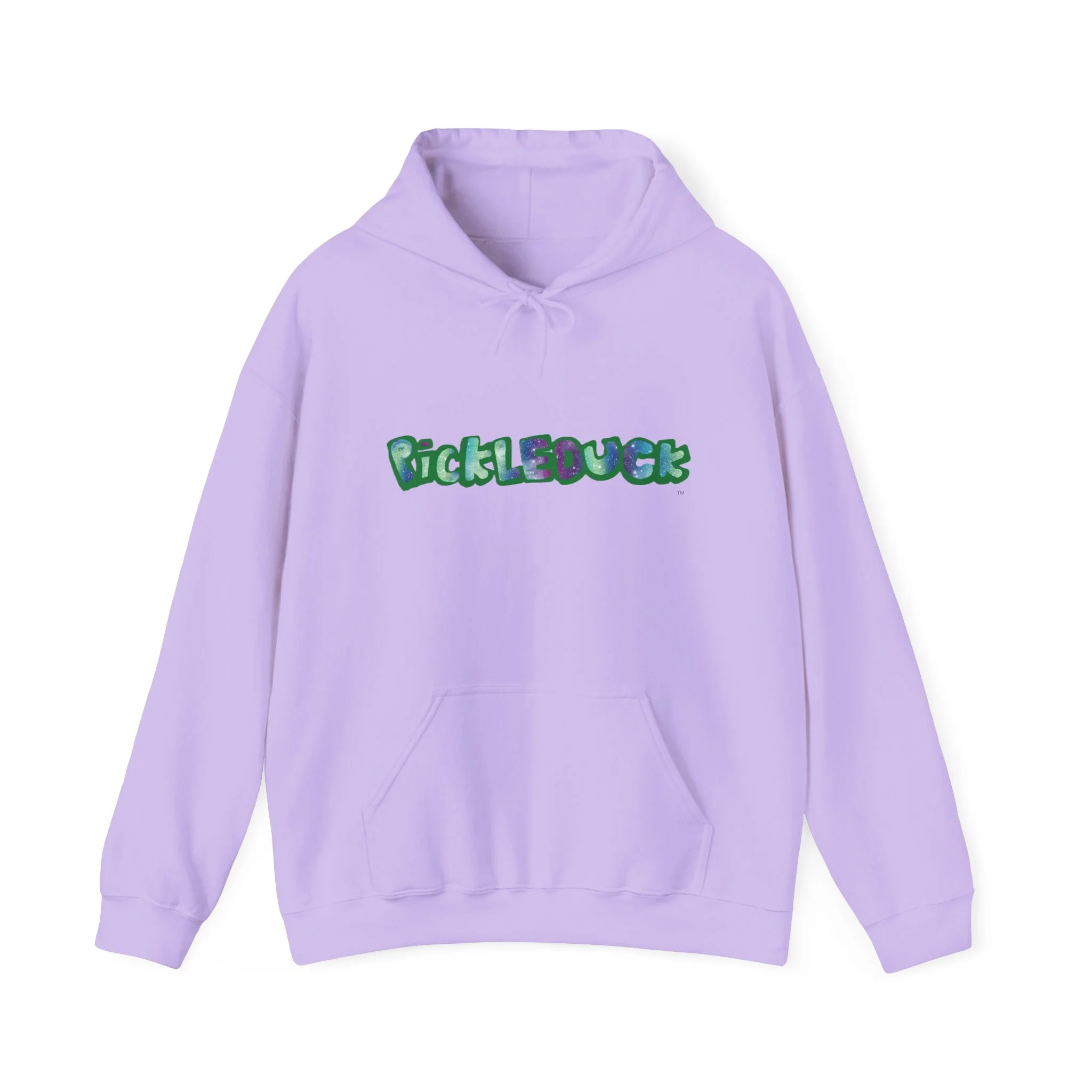 PickleDuck Logo Hooded Sweatshirt | Colorful Back flower Graphic