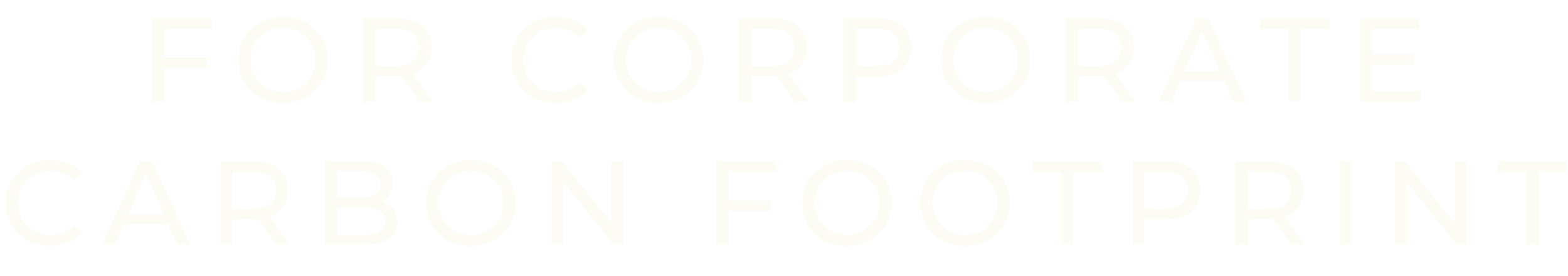 Text reading 'For Corporate Carbon Footprint' on a black background.