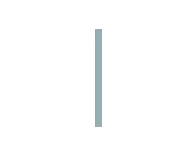 A light blue vertical line on a white background.
