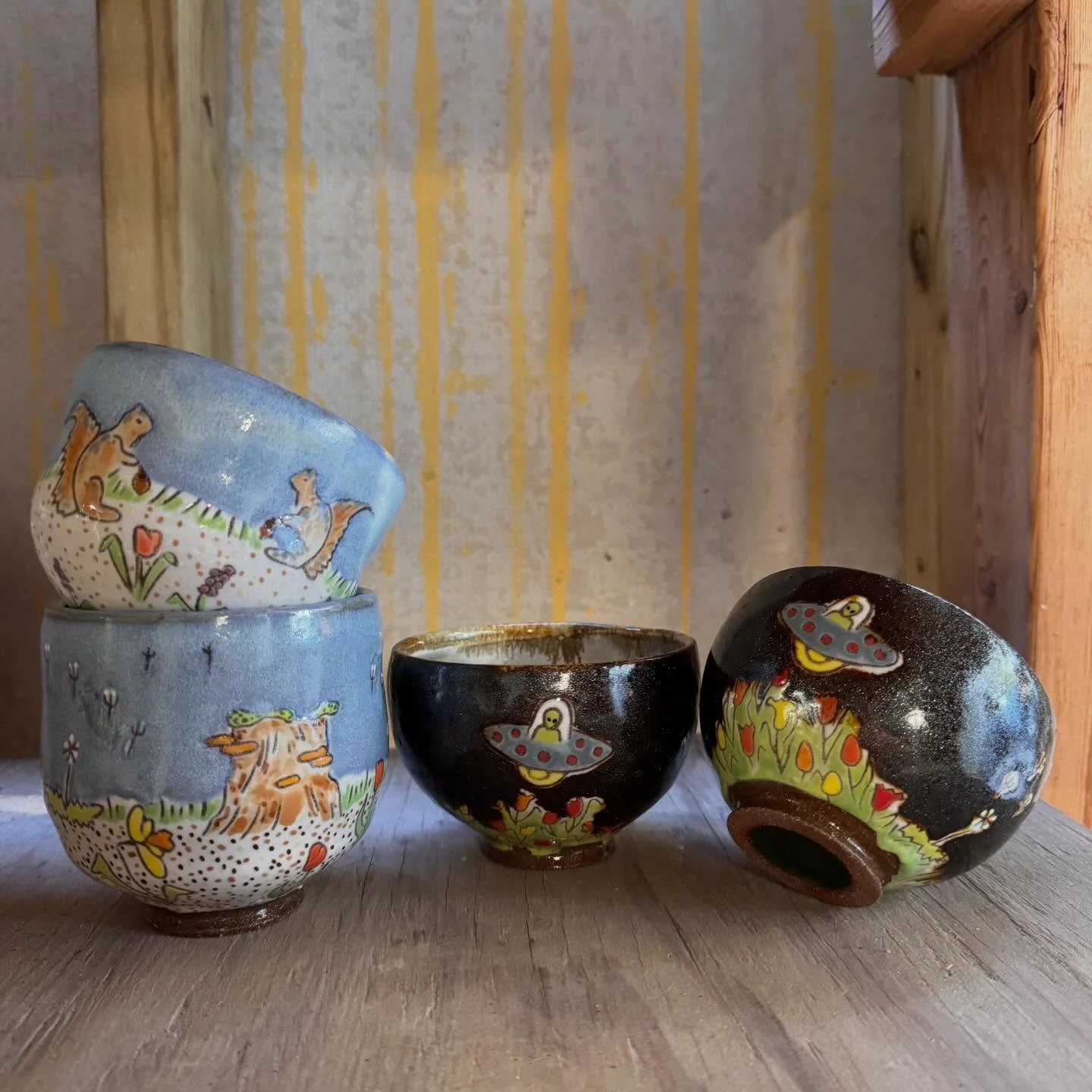 &ldquo;Spring Teabowls&rdquo; available online @charliecummingsgallery