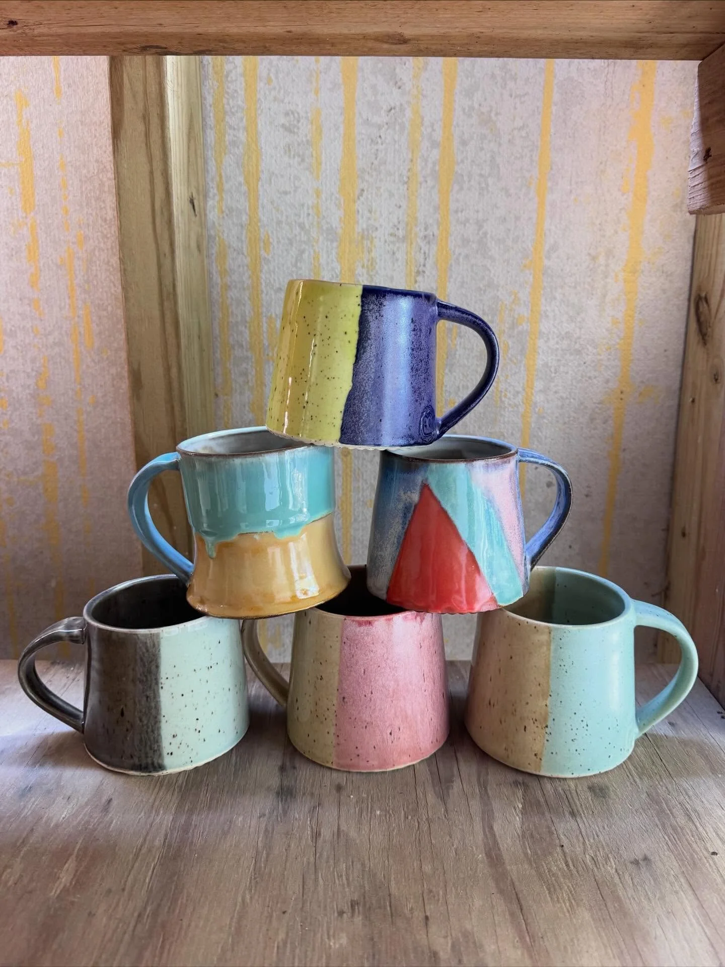 New colorway mugs! #pottery #ceramics