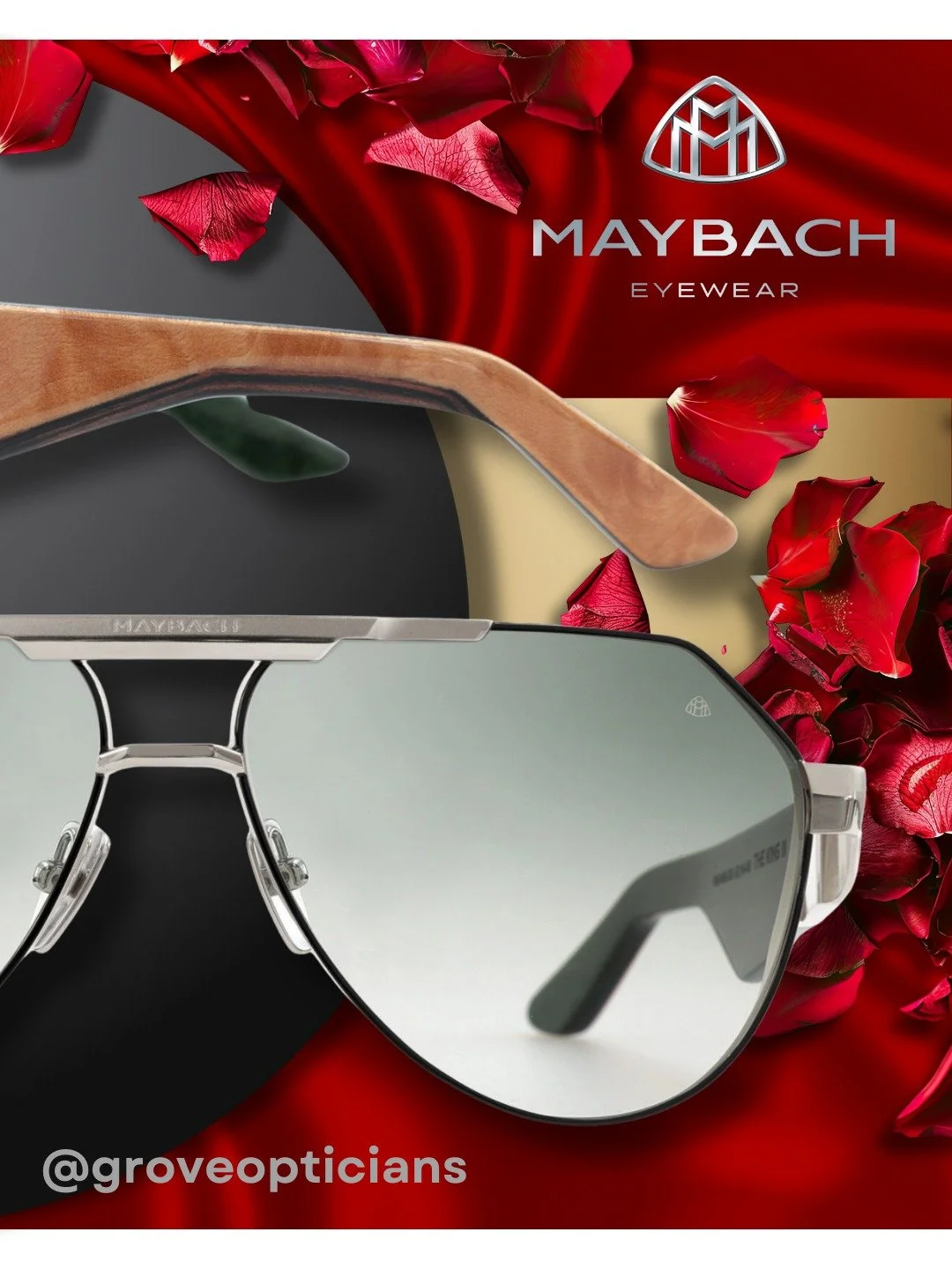 THE KING III - a real statement piece!! This new sunglass frame transcends conventional boundaries. Craftsmanship at it&lsquo;s finest! A combination of three types of wood and colors, faceted by hand.

📸 @MAYBACHeyewear

Link in bio

#maybacheyewea