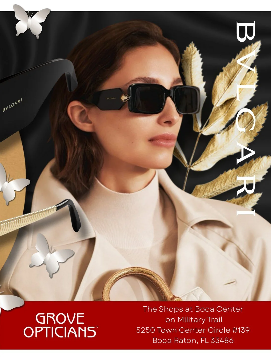 Bvlgari Eyewear Collection

Contemporary reinvention meets timeless allure. Bvlgari Eyewear reinterprets the Maison&rsquo;s iconic jewelry codes in bold, sophisticated designs. Modern silhouettes, luxurious materials and impeccable craftsmanship come