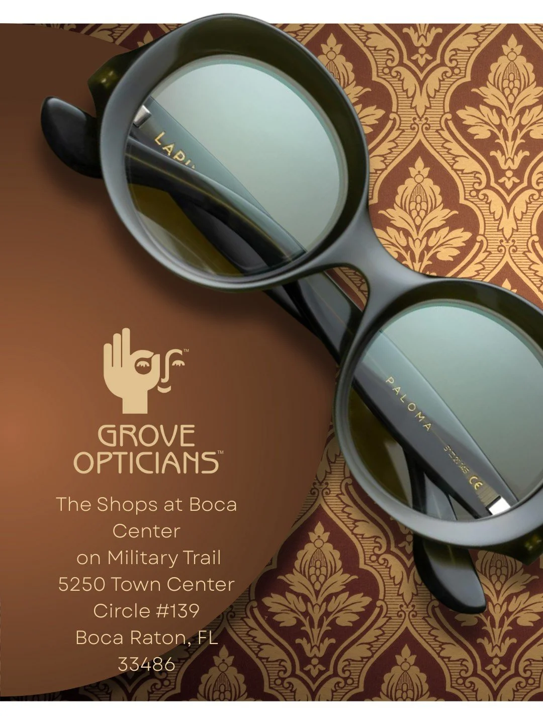 With an imposing design and the signature of two brand icons &mdash; Carlota and Aurora &mdash; Paloma is now available in an optical version. A statement model that brings striking presence and absolute sophistication to the world of prescription ey