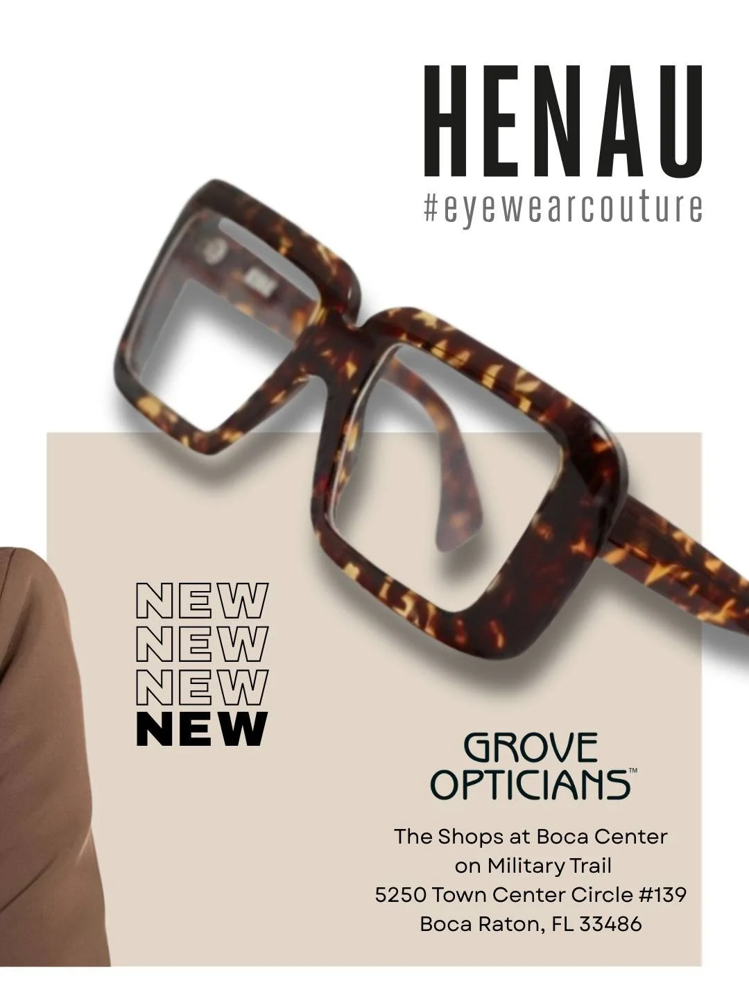 Bold geometry meets refined craftsmanship.

Discover TOBOGAN, a distinctive HENAU frame that blends architectural lines with timeless elegance.

📸 @Henau_eyewear

Link in bio

#henau #groveopticians #bocaraton #eyewear #eyecare #sunglasses #glasses 