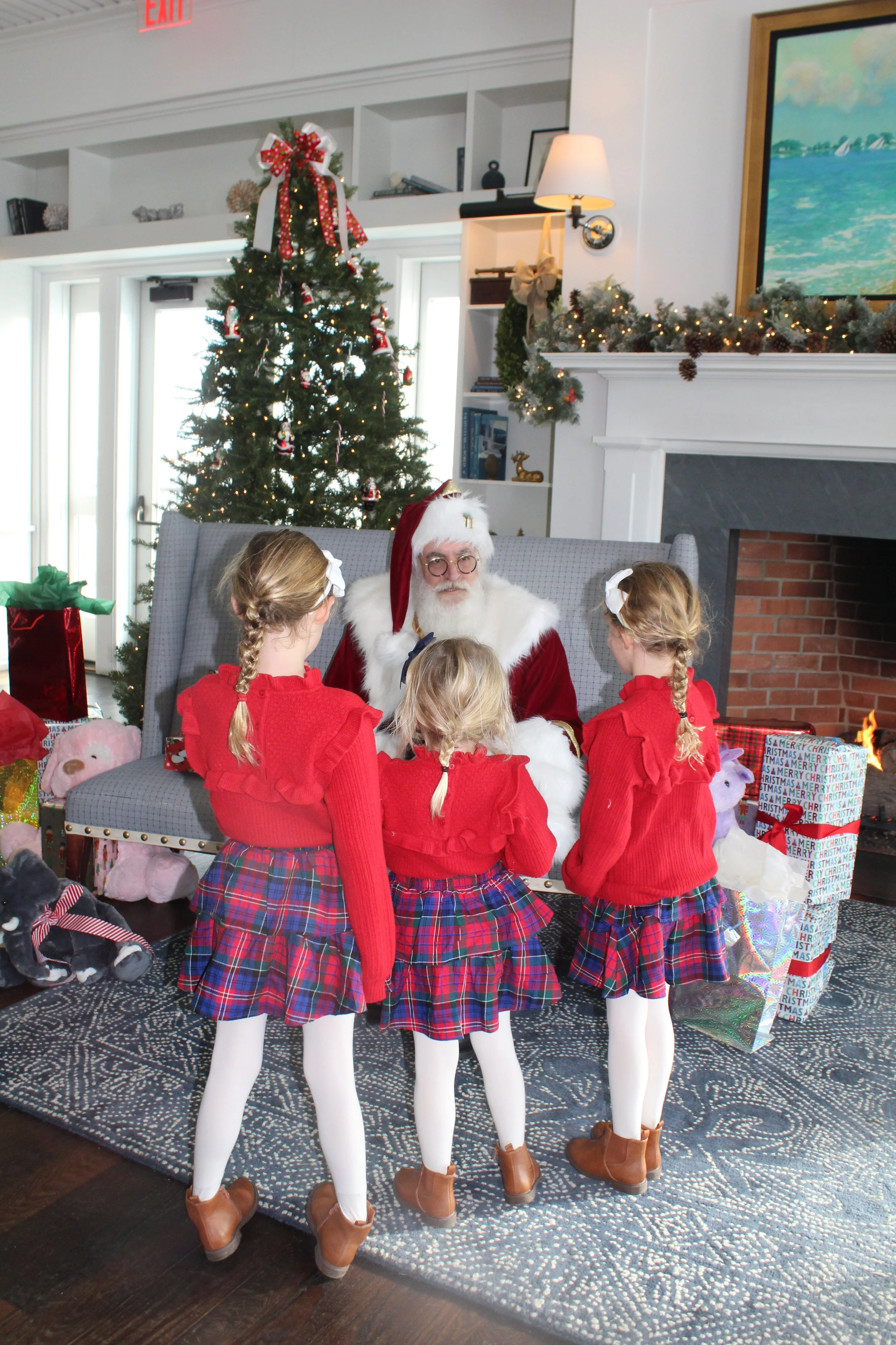 No, they're not triplets. I asked.