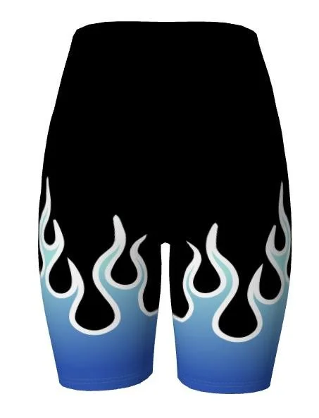 FLARE Flame Bike Shorts Back.jpeg