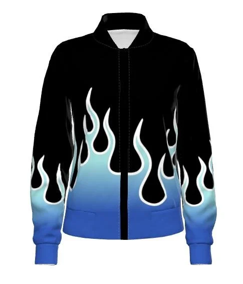 FLARE Flame Zip-Up Bomber Jacket Front.jpeg