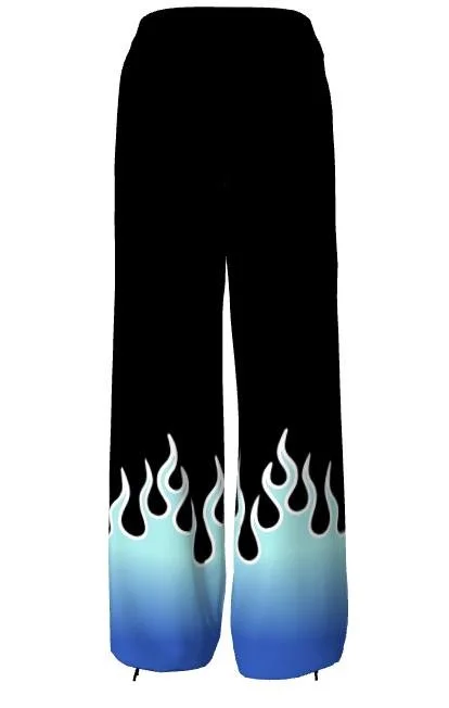 FLARE Flame Parachute Pants Back.jpeg