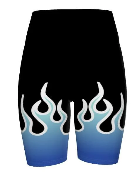 FLARE Flame Bike Shorts Front.jpeg